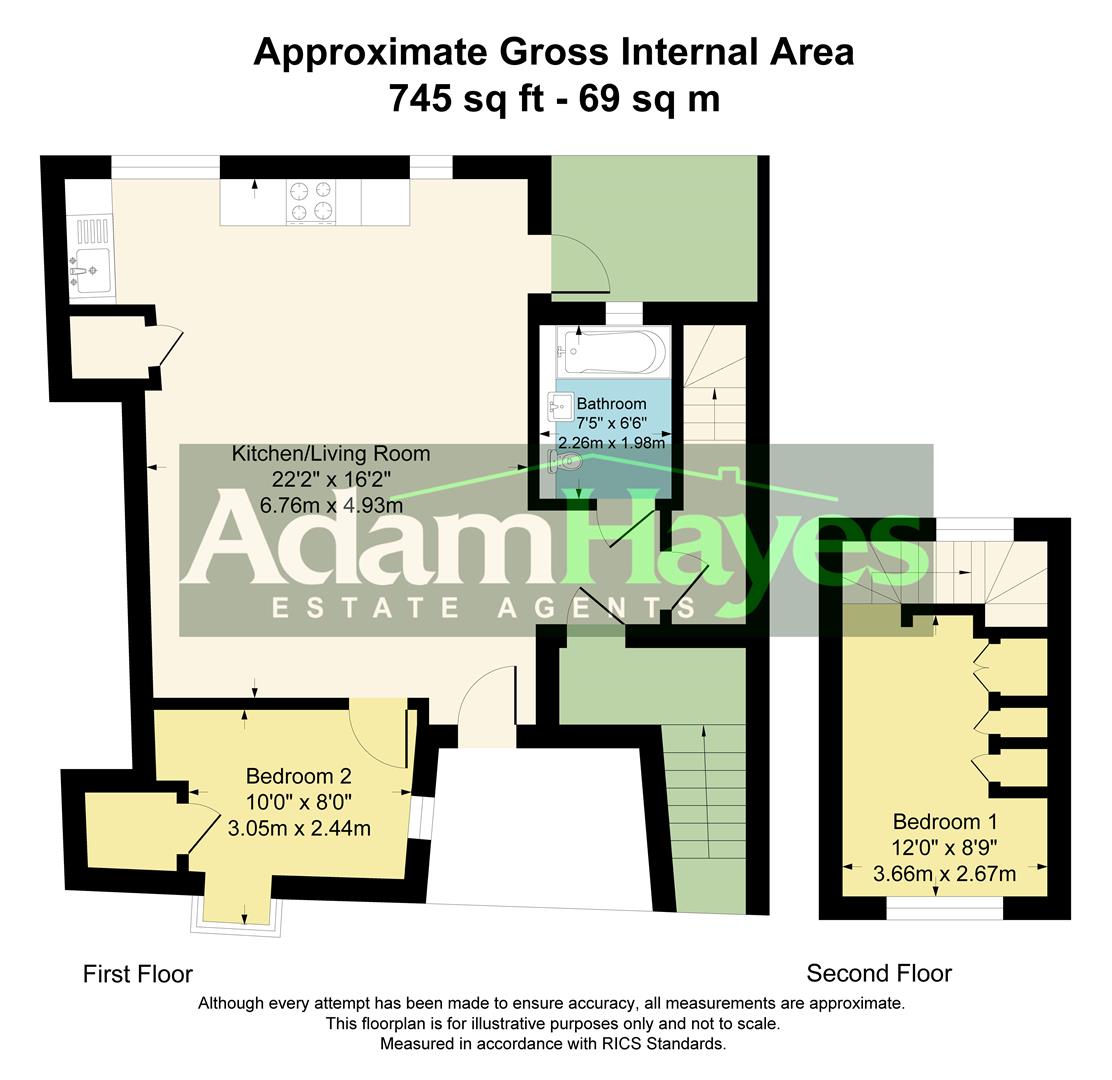 74, Edgewood Mews, London floorplan