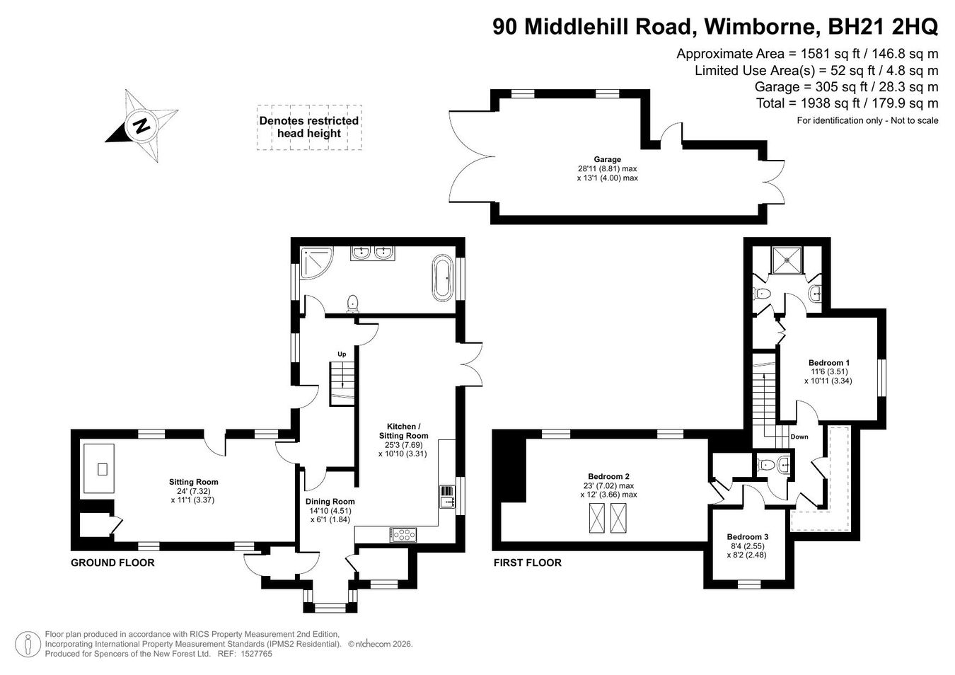 Middlehill Road, Wimborne floorplan