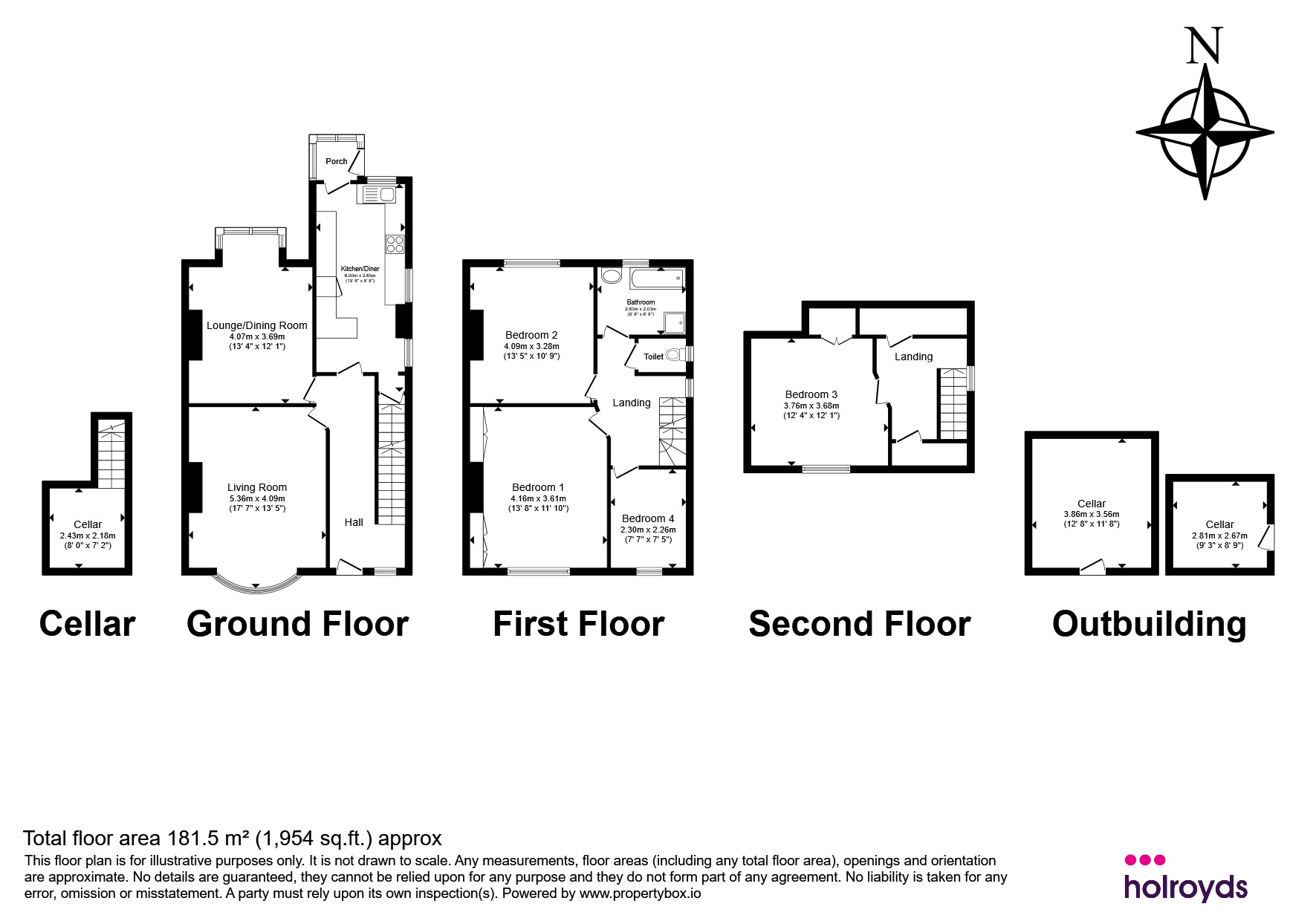 24, Haworth Road, Bradford floorplan