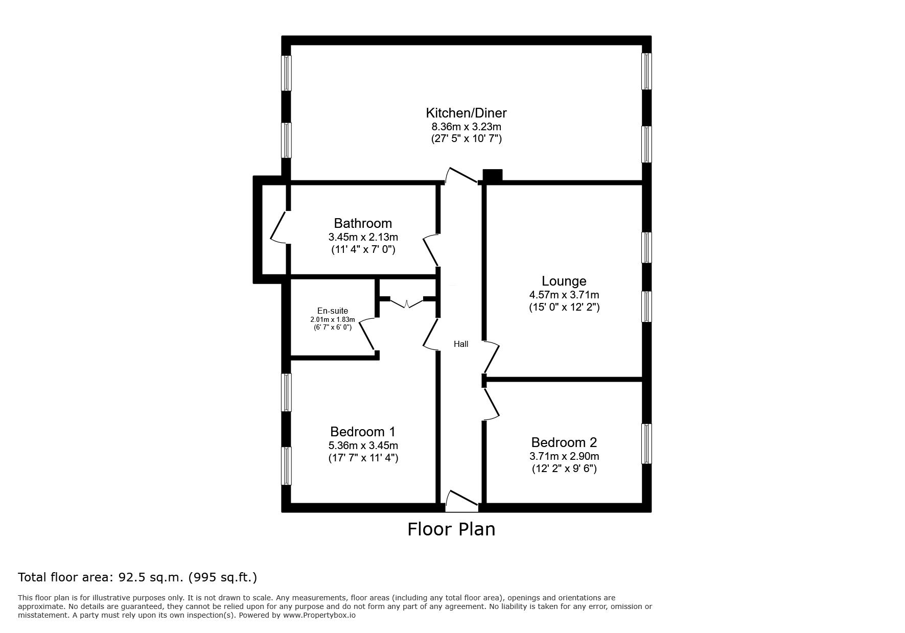 65, Loansdean Wood, Morpeth floorplan