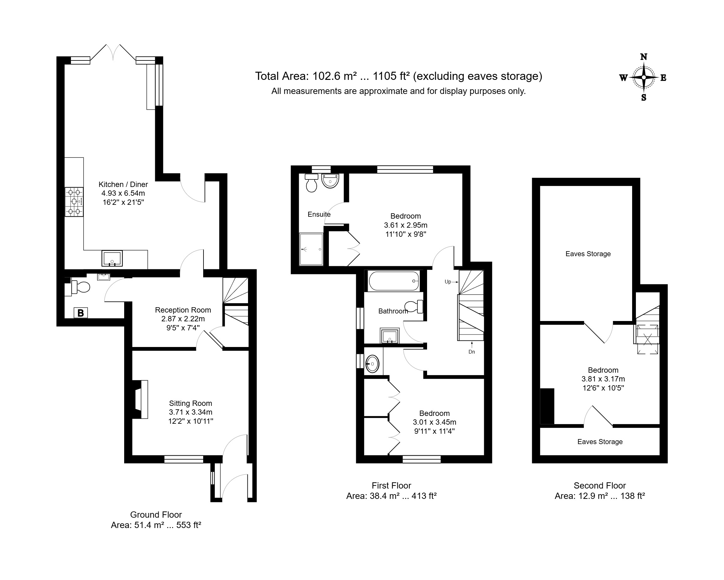 Robin Cottage, Wadhurst floorplan