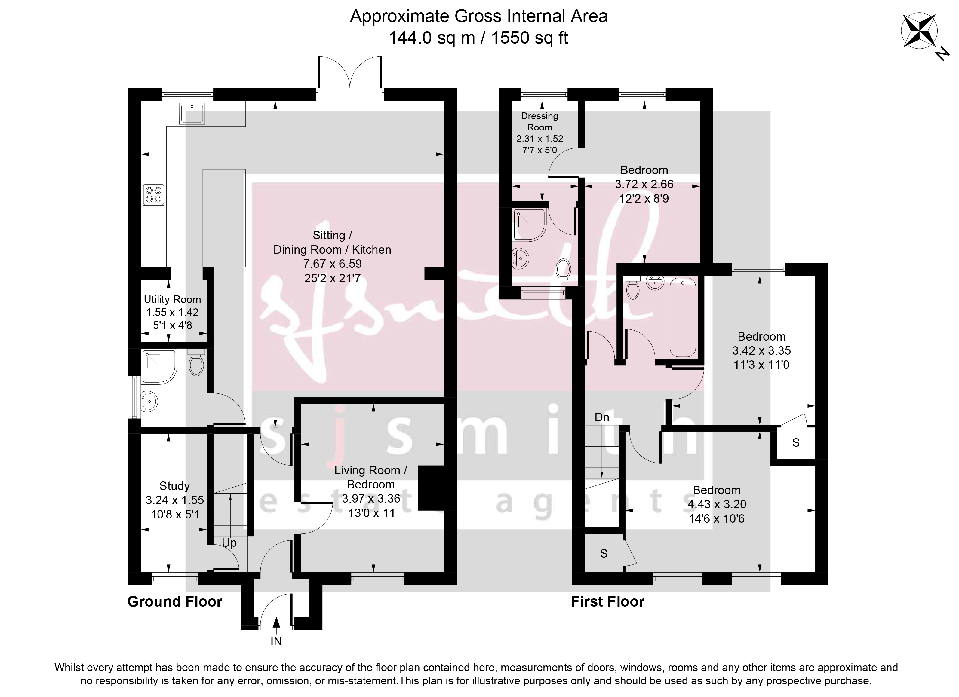 54, St. Pauls Road, Staines-upon-Thames floorplan