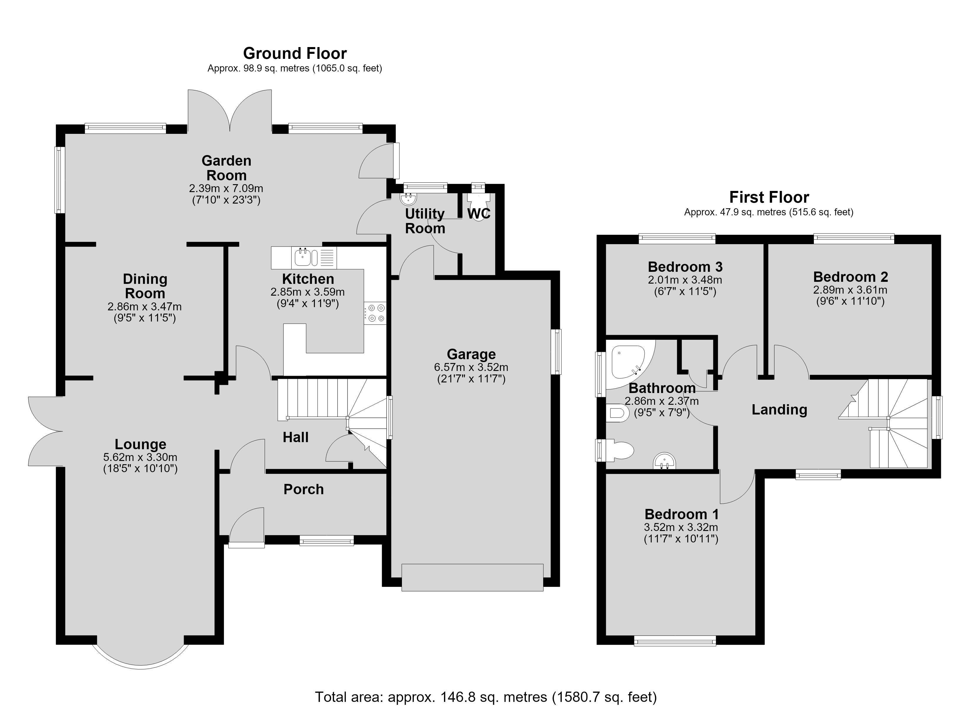 Greenbank Drive, Lincoln floorplan