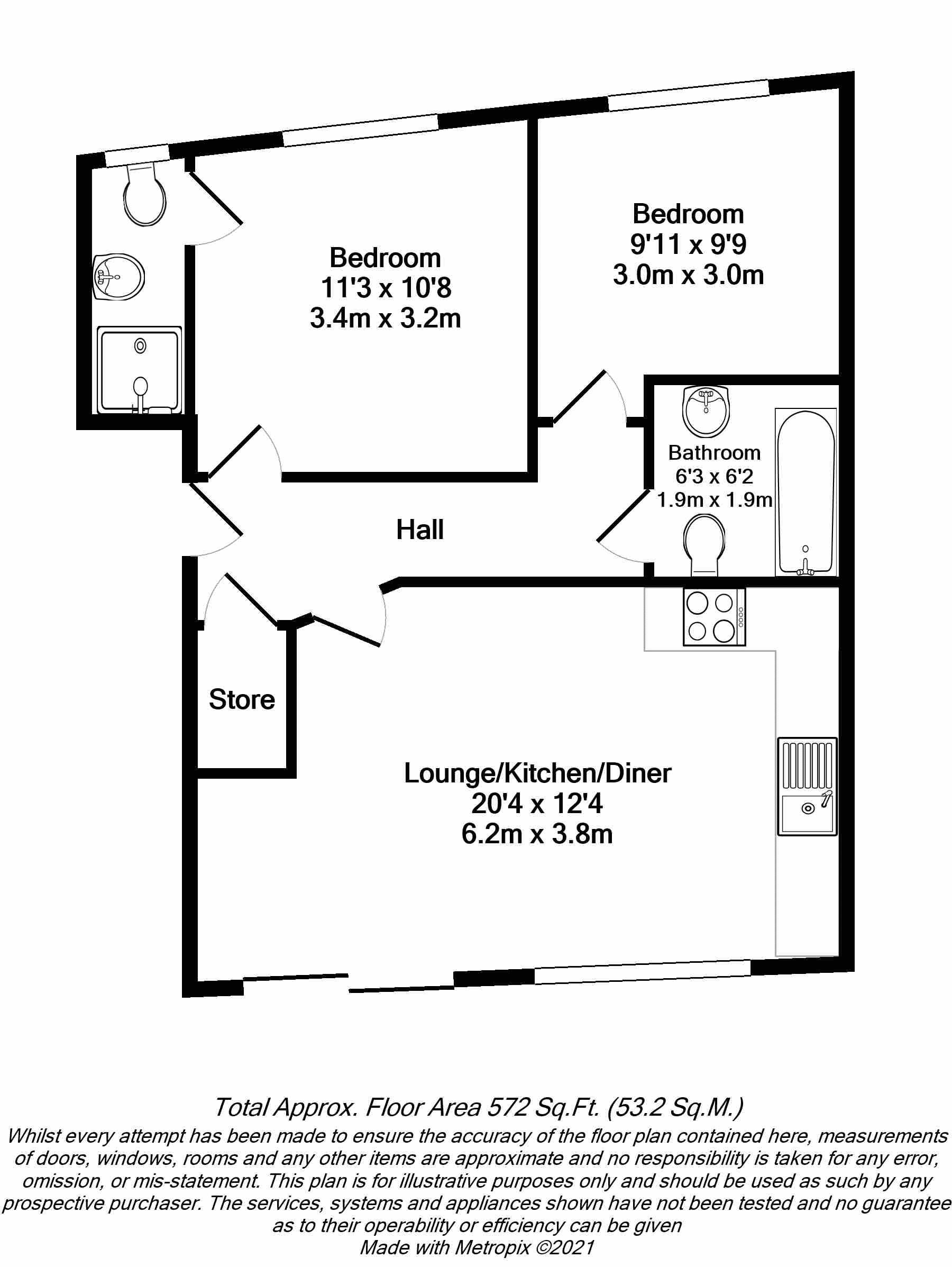 2 bed flat for sale in Weavers Mill Close, St. Bristol BS5