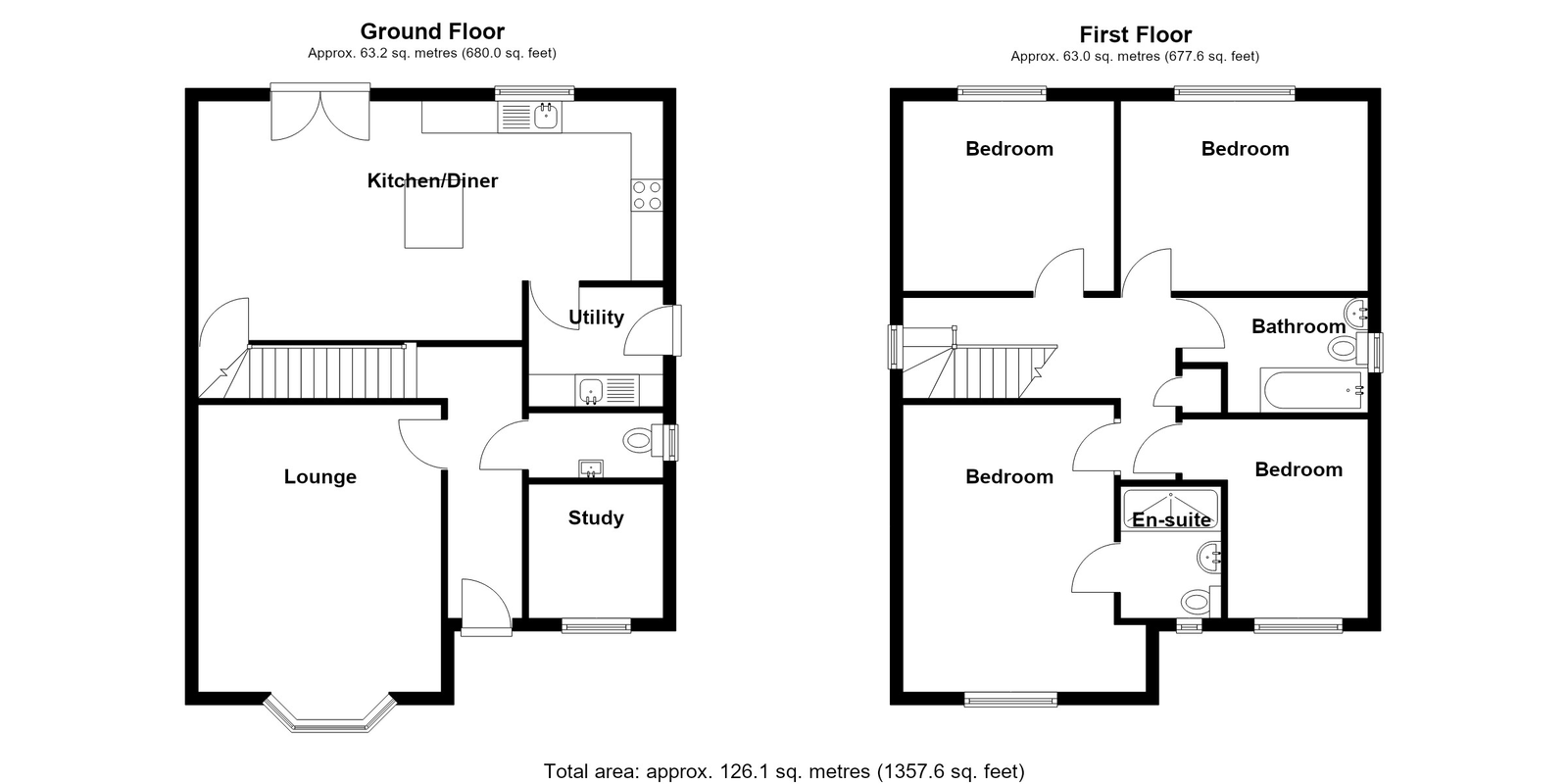 18, Hastings Close, Birmingham floorplan