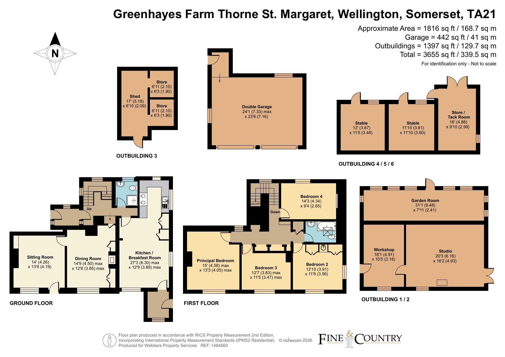 Greenhayes Farm,, Thorne St. Margaret, Somerset floorplan