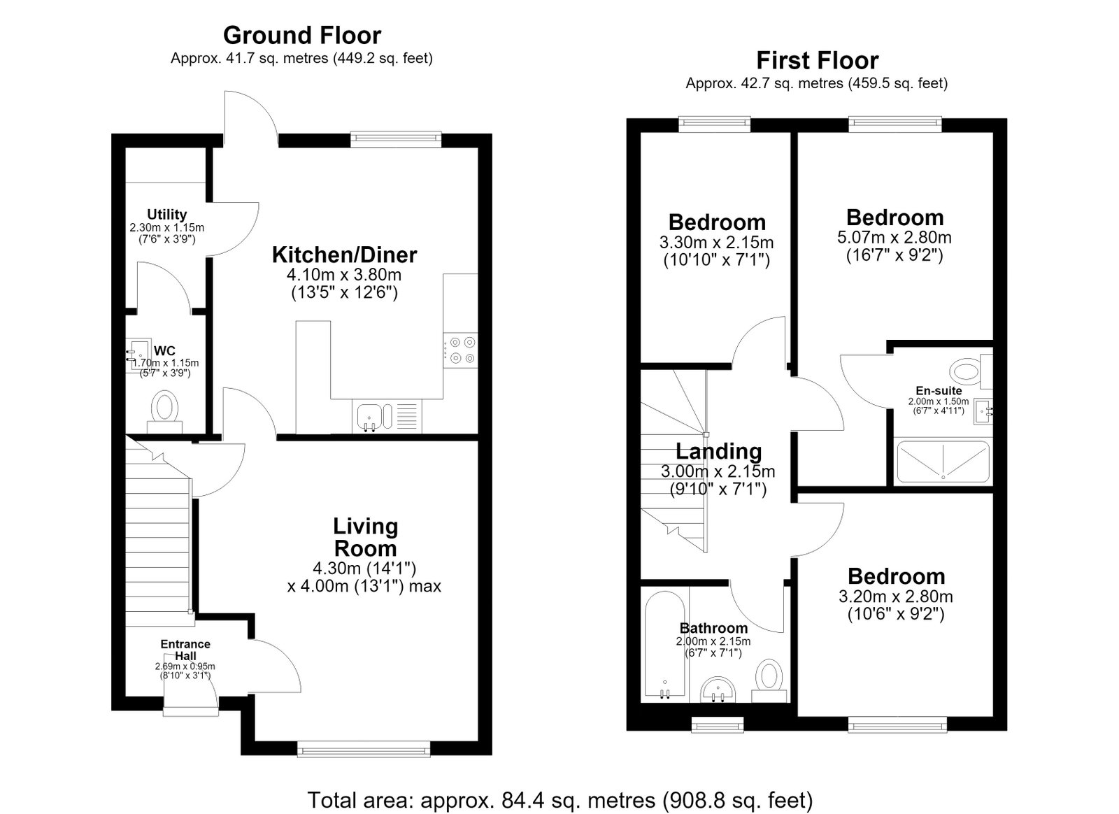 24 Fountain way, Whalley floorplan