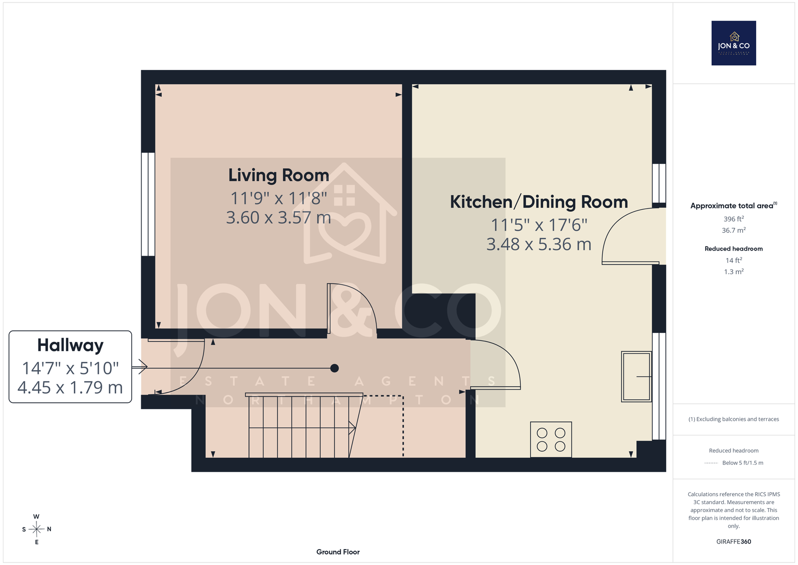 38, Greatmeadow, Northampton floorplan
