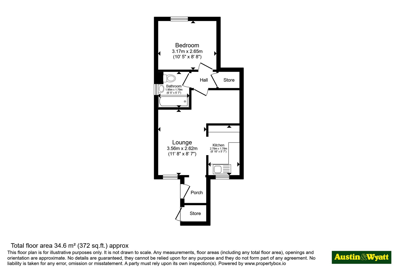 39, Sydling Close, Poole floorplan