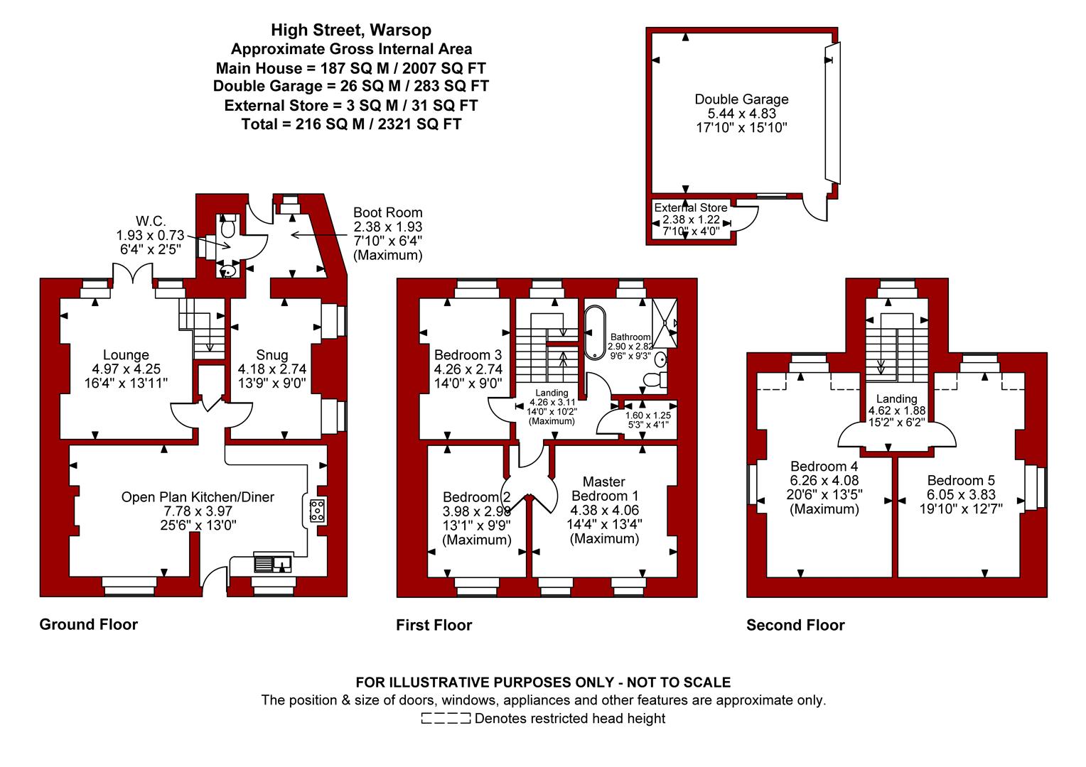 41, High Street, Mansfield floorplan