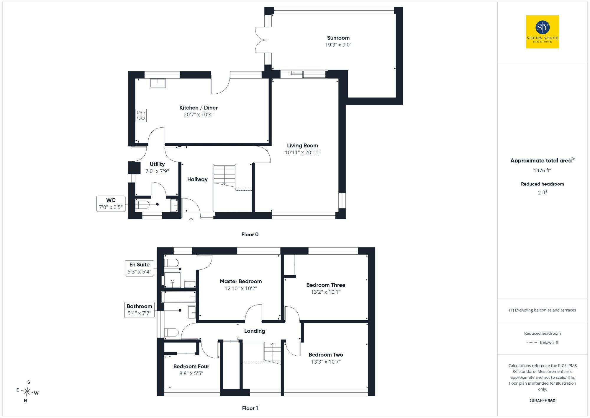 5 Meins Croft, Blackburn floorplan