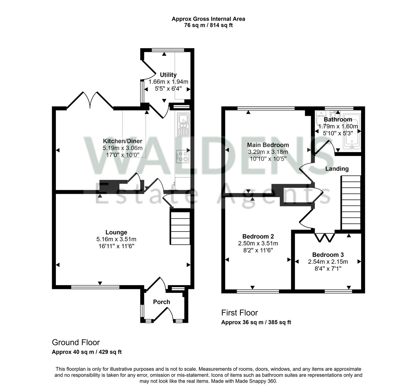 92, Mepham Road, Bedford floorplan