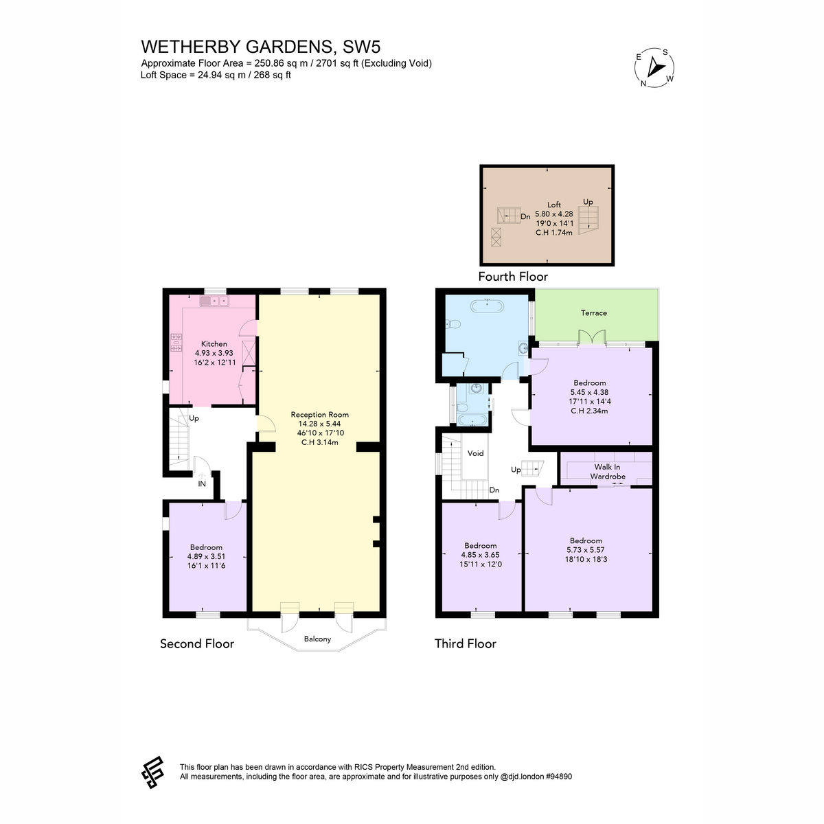 5, Wetherby Gardens, London floorplan