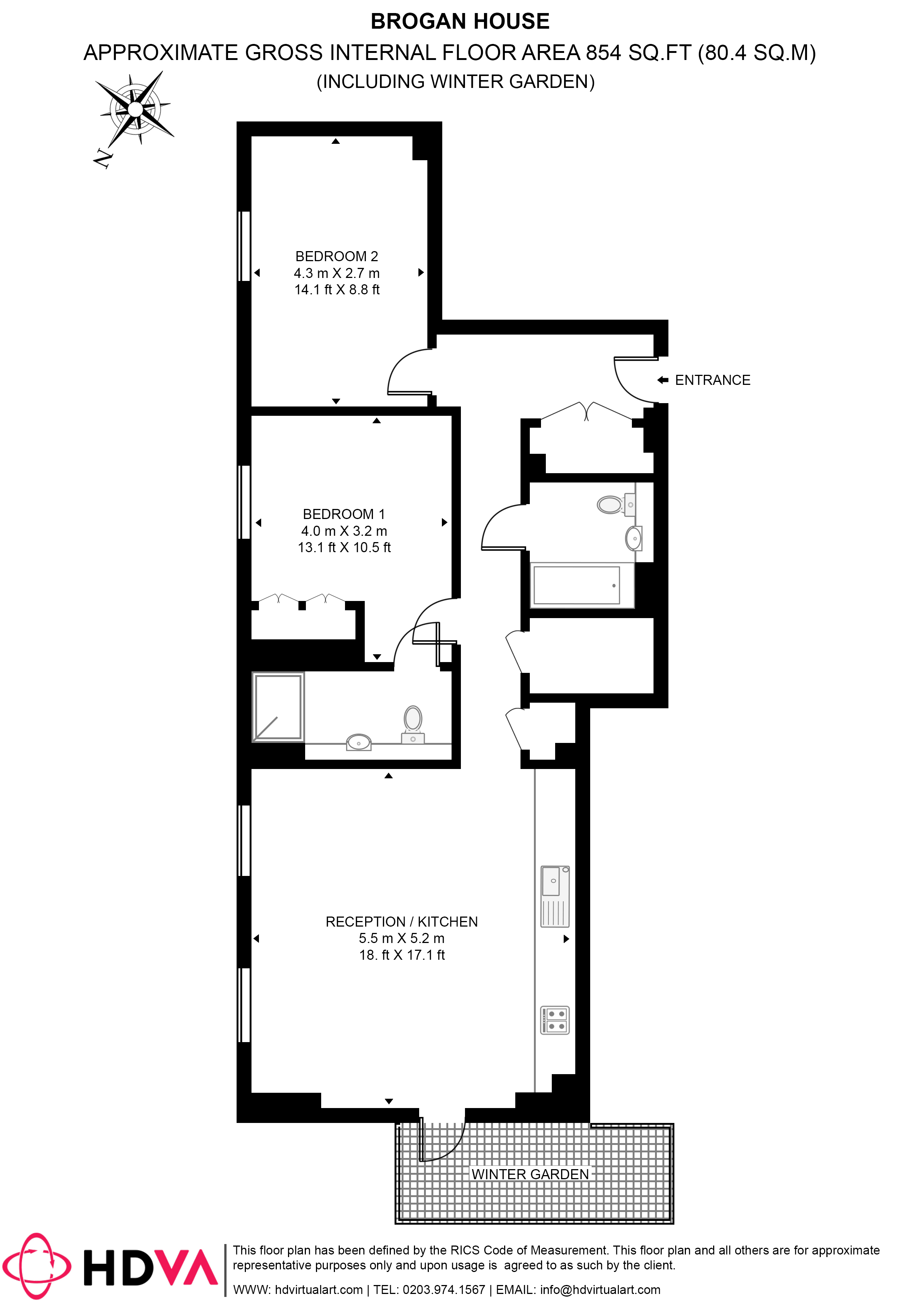 St. Josephs Street, London floorplan