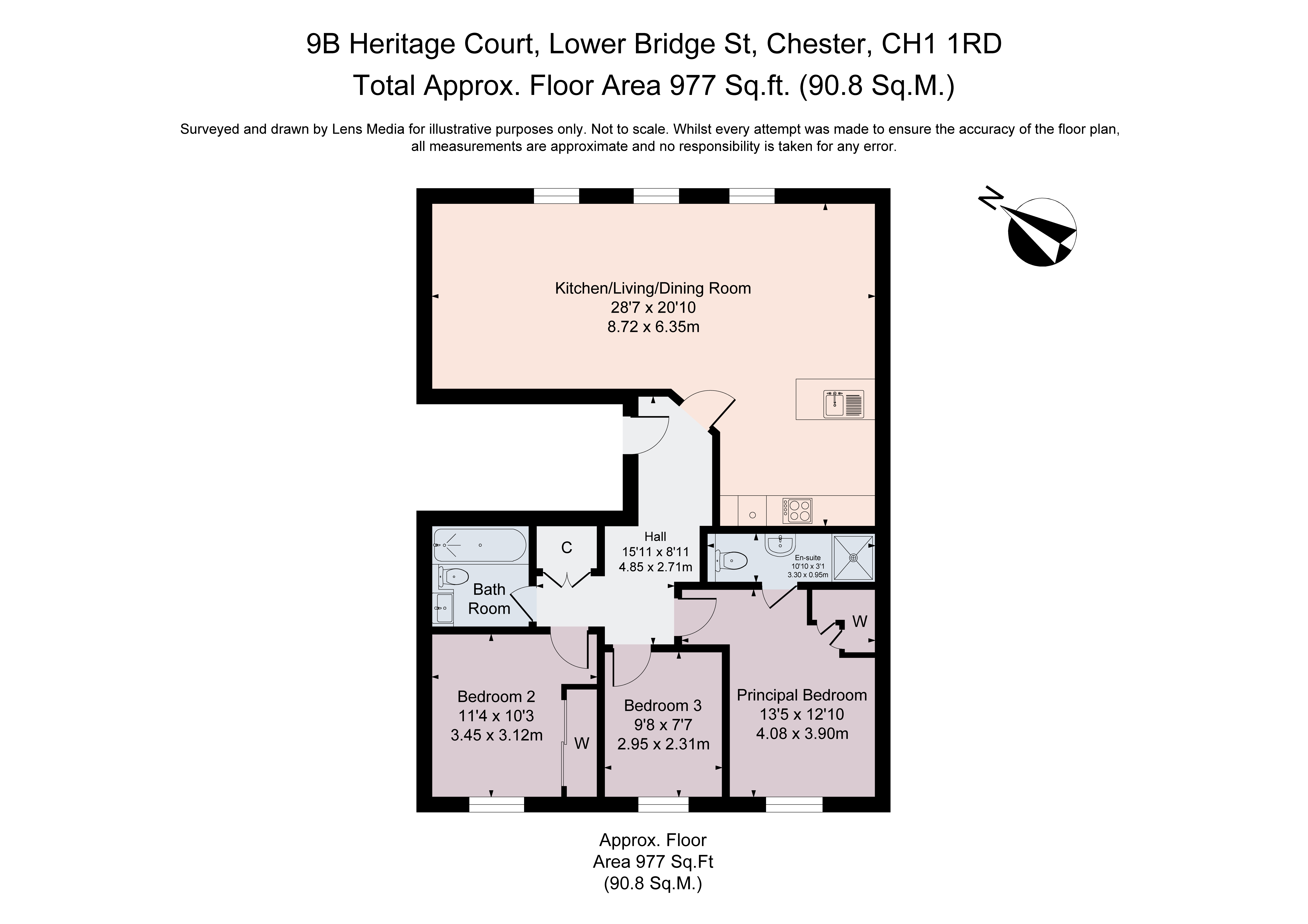 9B,, Heritage Court, Chester floorplan