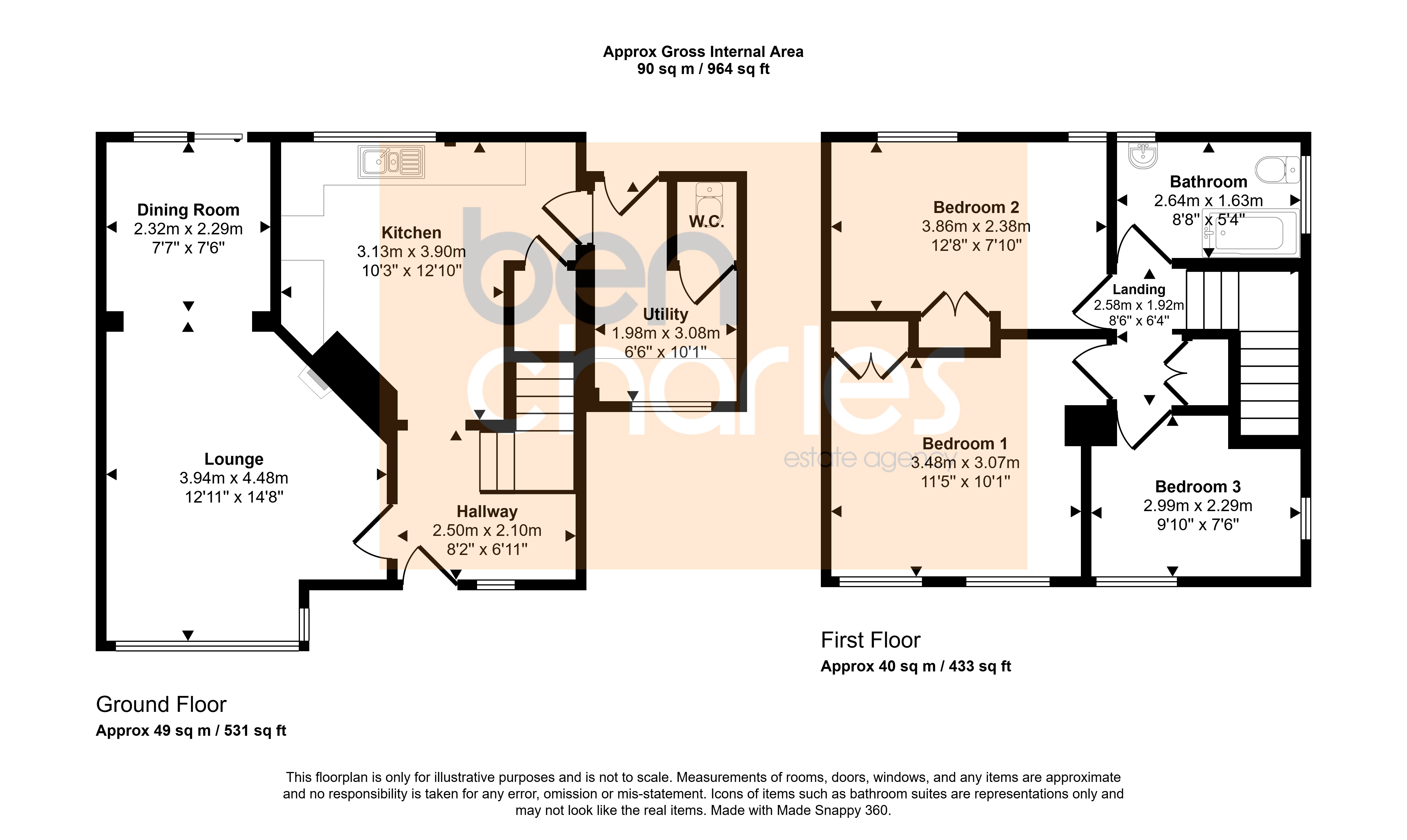 31, Red Courts, Durham floorplan