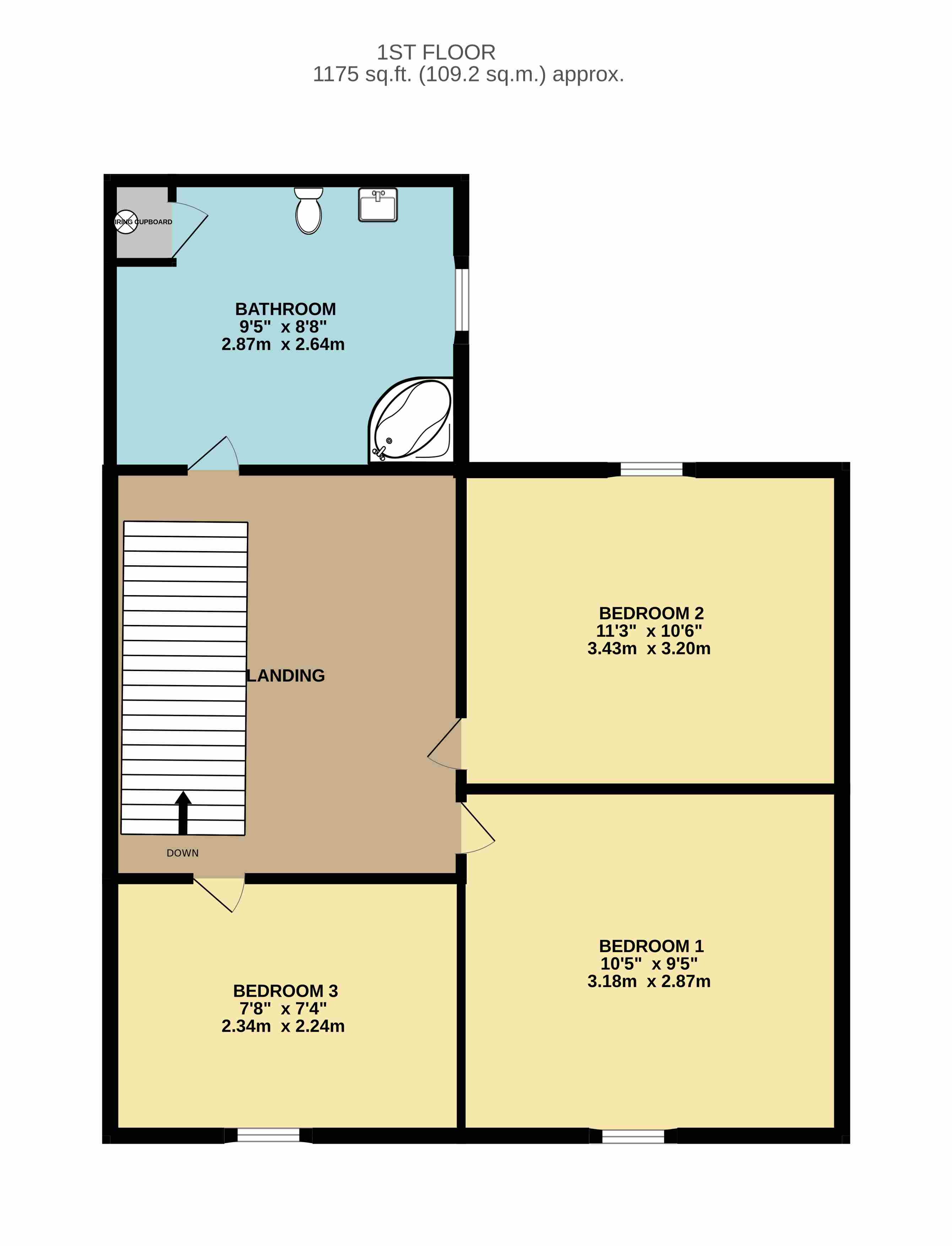 42, Llantrisant Road, Pontypridd floorplan