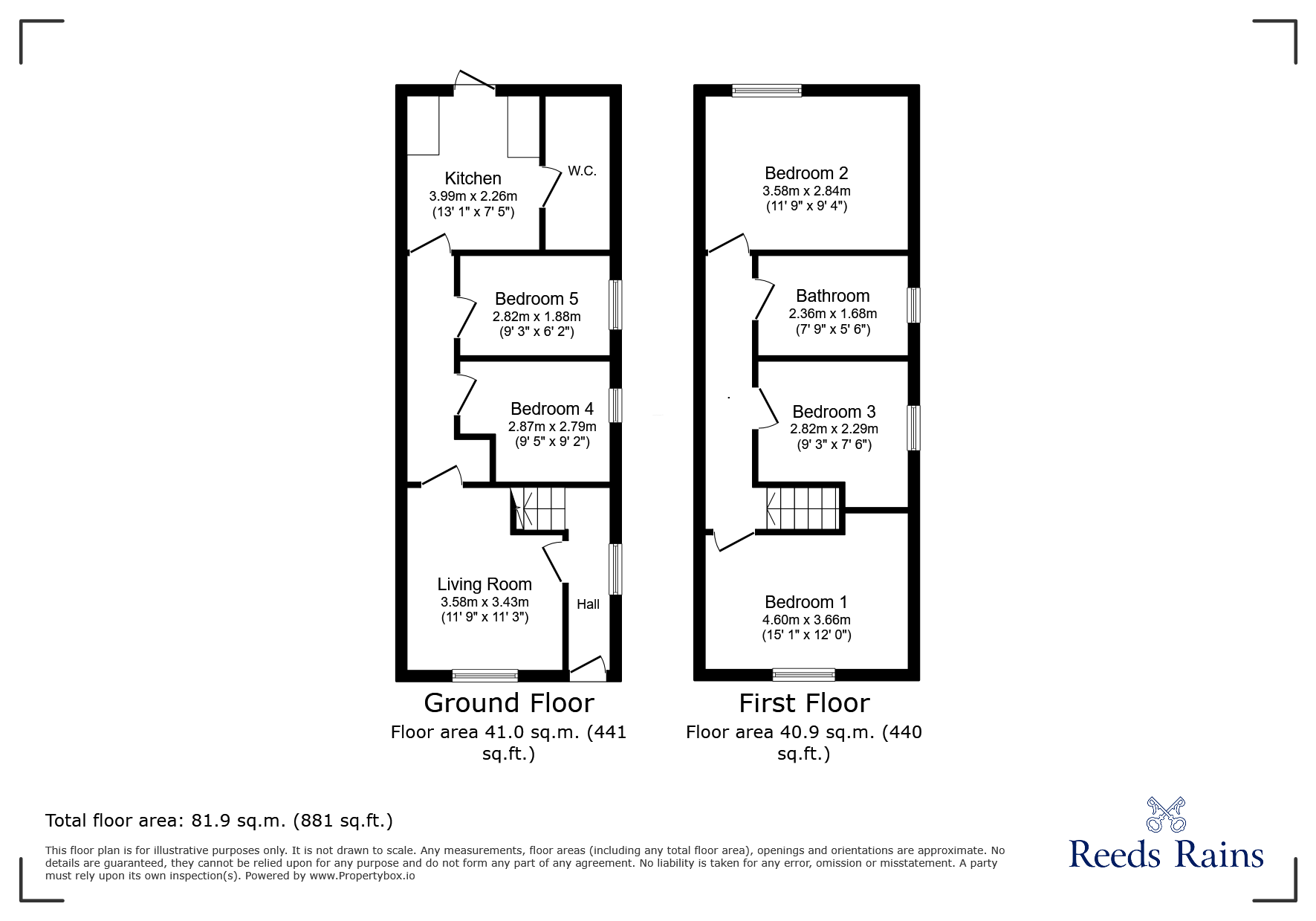 209, Corporation Road, Lincolnshire floorplan