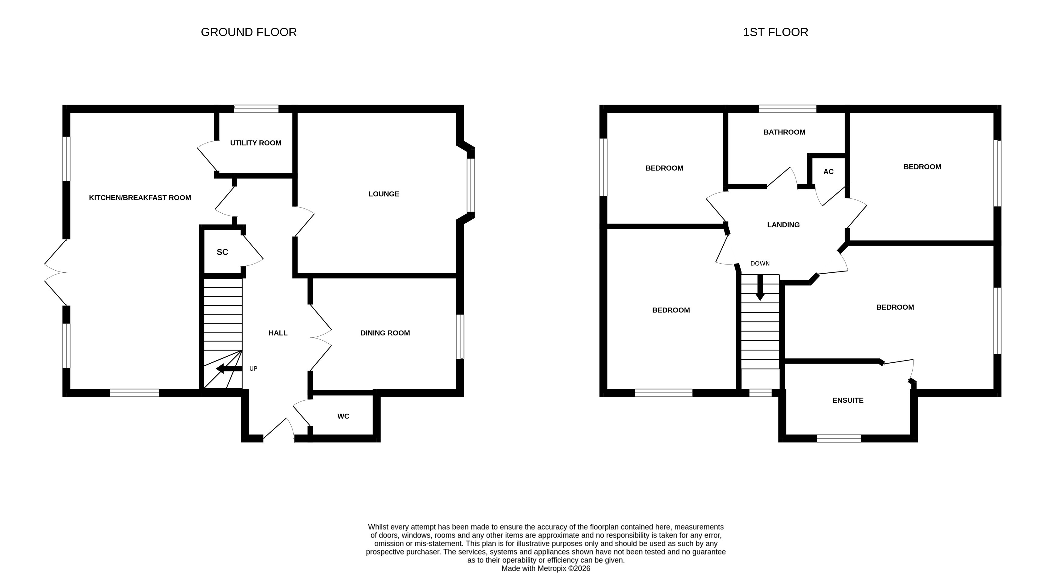 8, Sage Close, Biggleswade floorplan