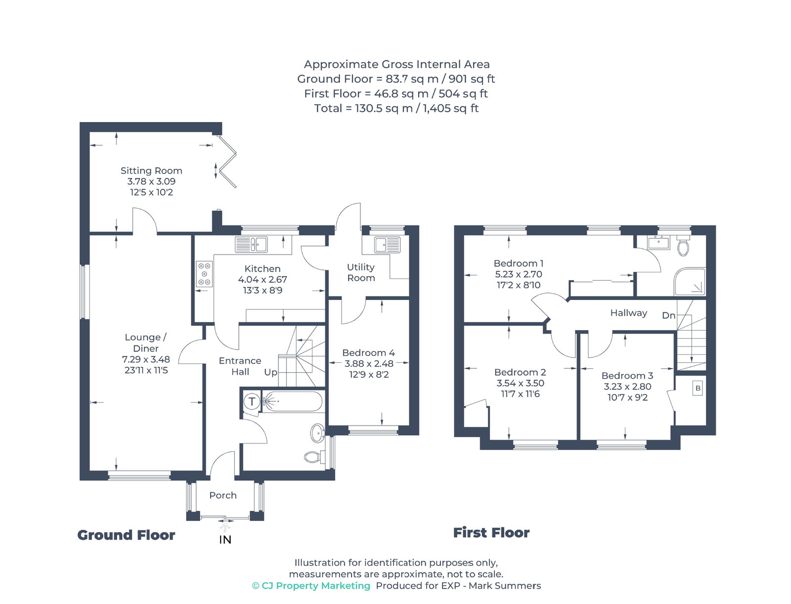 23, Howard Place, Dunstable floorplan