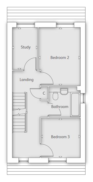 Plot 53, The Daylesford, Hammondstreet Road, Cheshunt floorplan