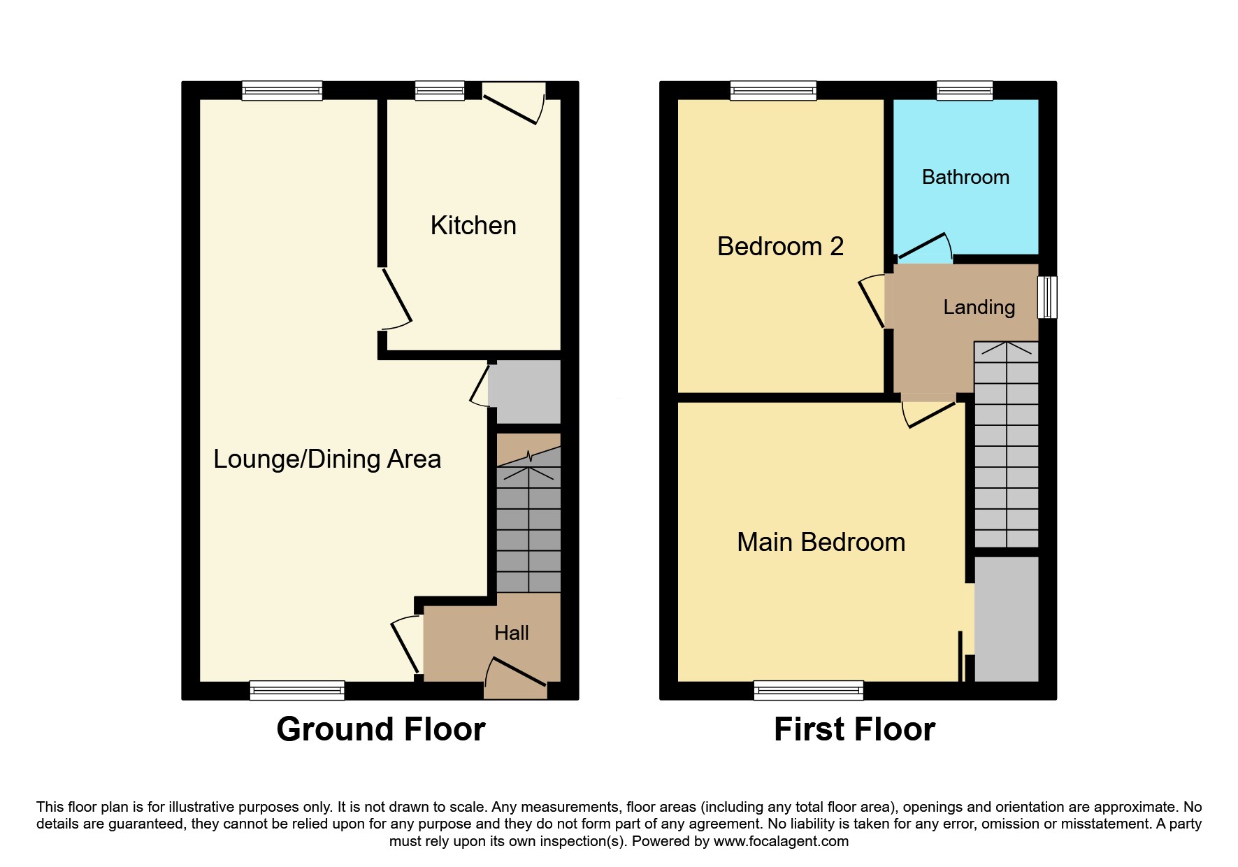 2, Lochwood Loan, Glasgow floorplan