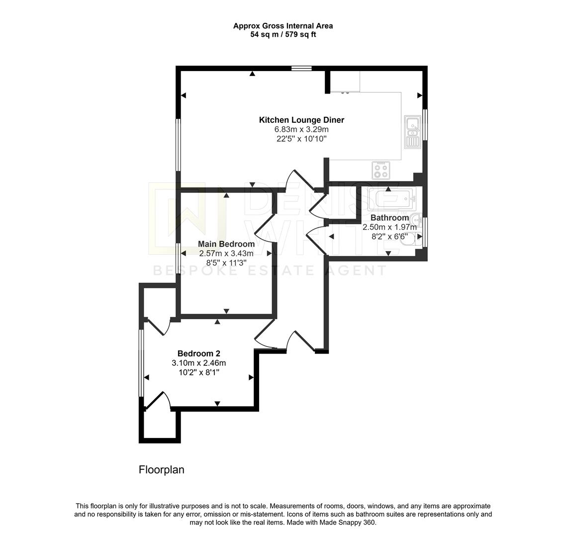 25, Wardle Gardens, Leek floorplan