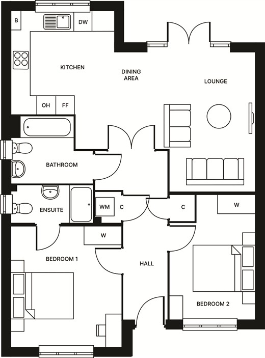 Chestnut Street Borden, Sittingbourne floorplan