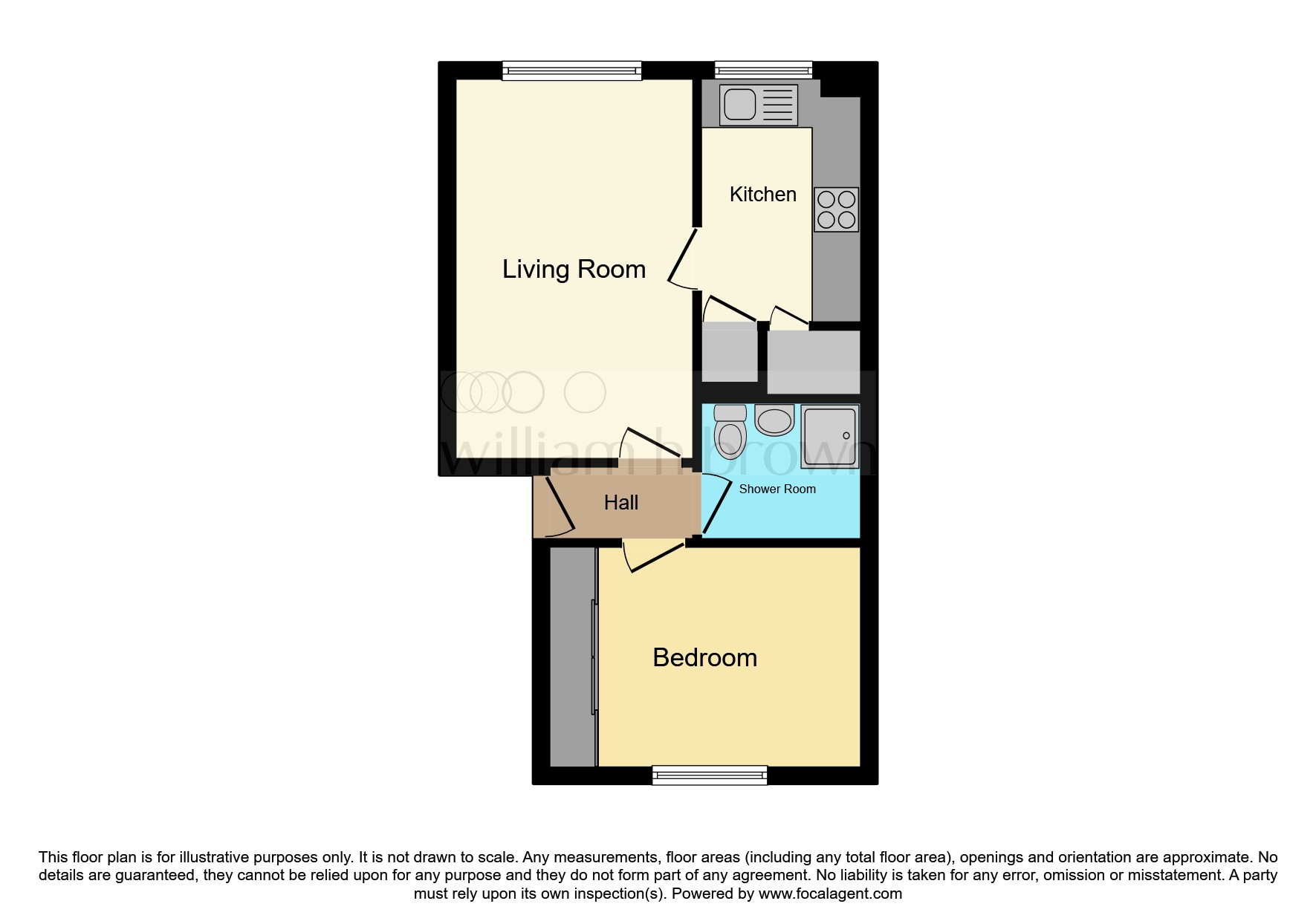 Flat 271, Russet House, Falcon Avenue, Grays floorplan