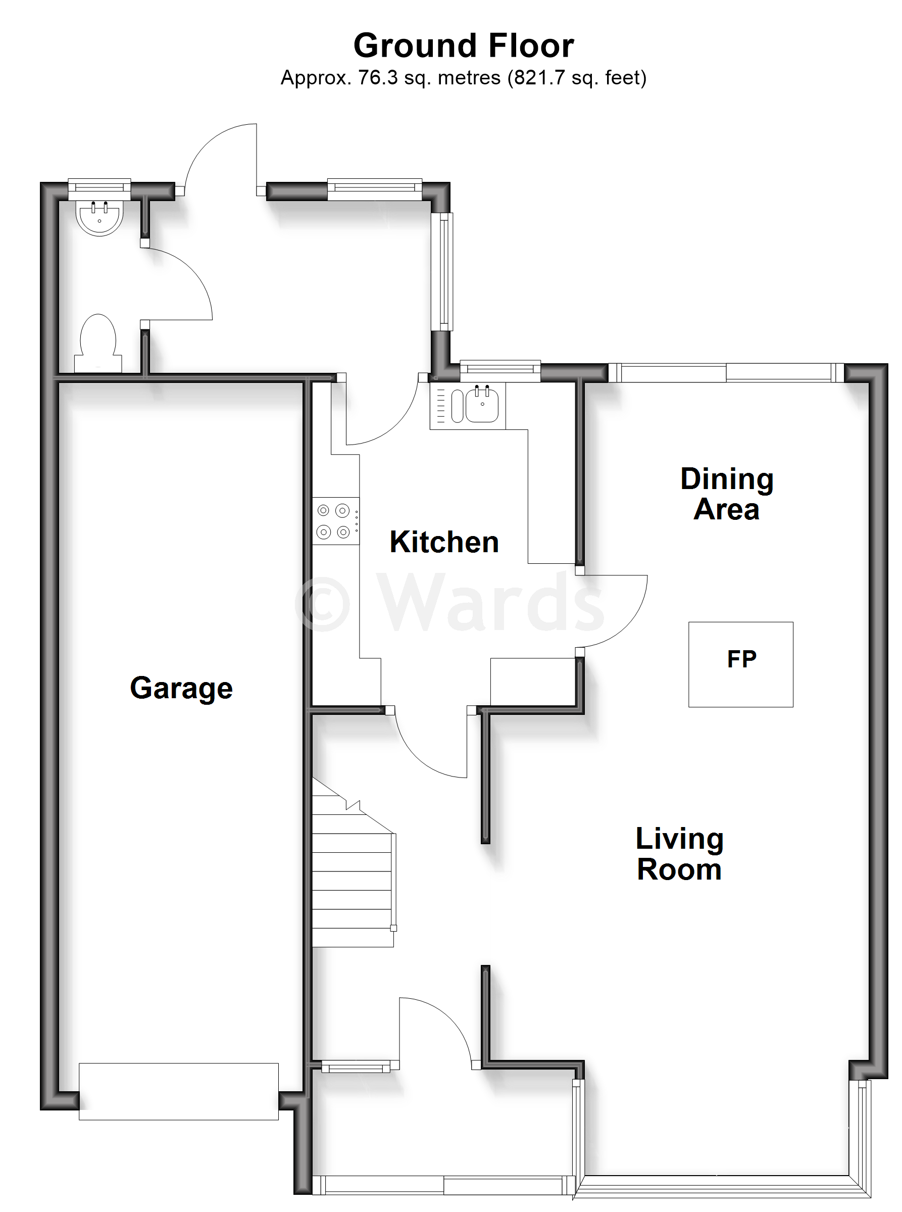 64, Northdown Road, Longfield floorplan