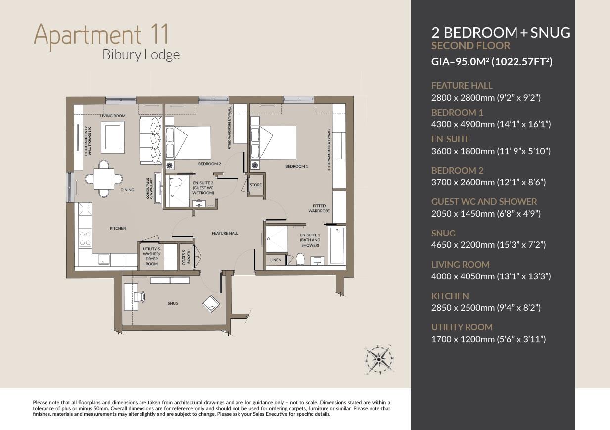 2 Bedrooms Flat for sale in Bibury Lodge, Stratton Court, Cirencester GL7