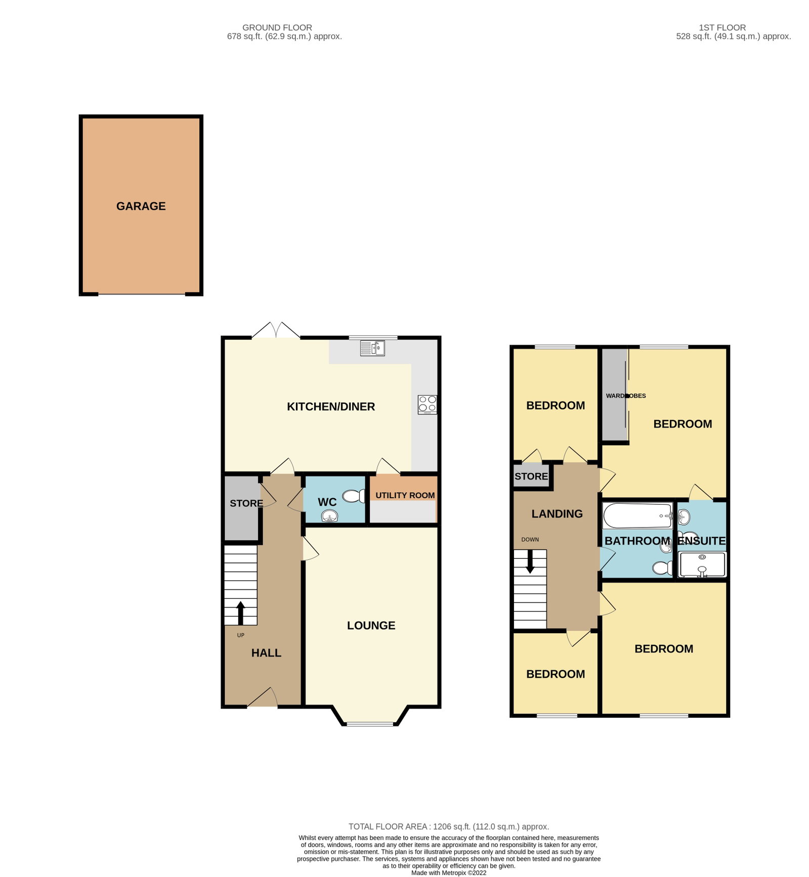 9, Black Croft Close, Crewe floorplan