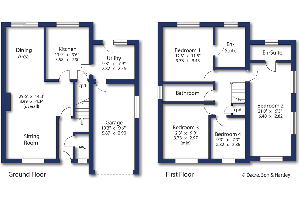 7, Ashfield Close, Harrogate floorplan