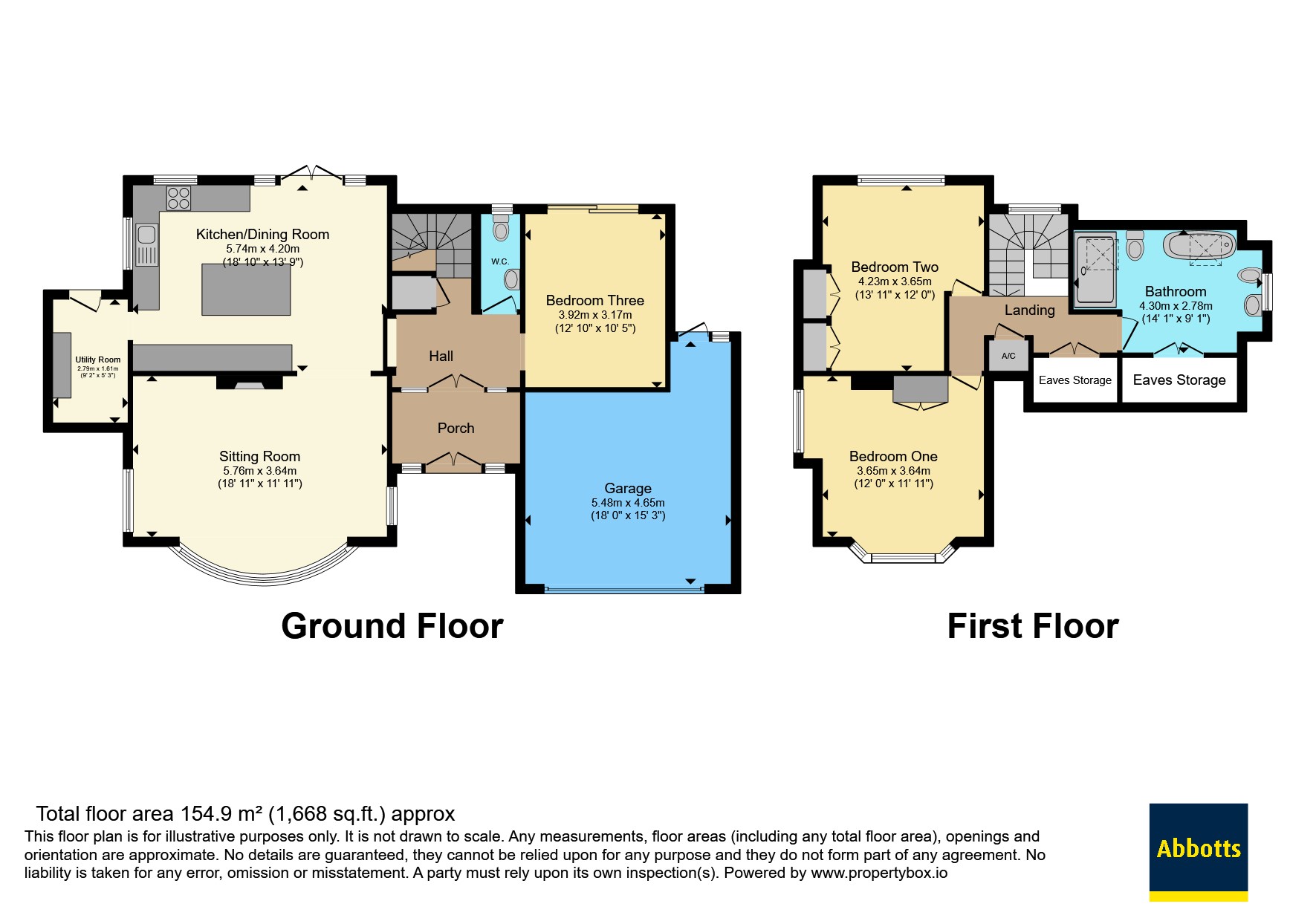 3, Priory Close, Great Yarmouth floorplan