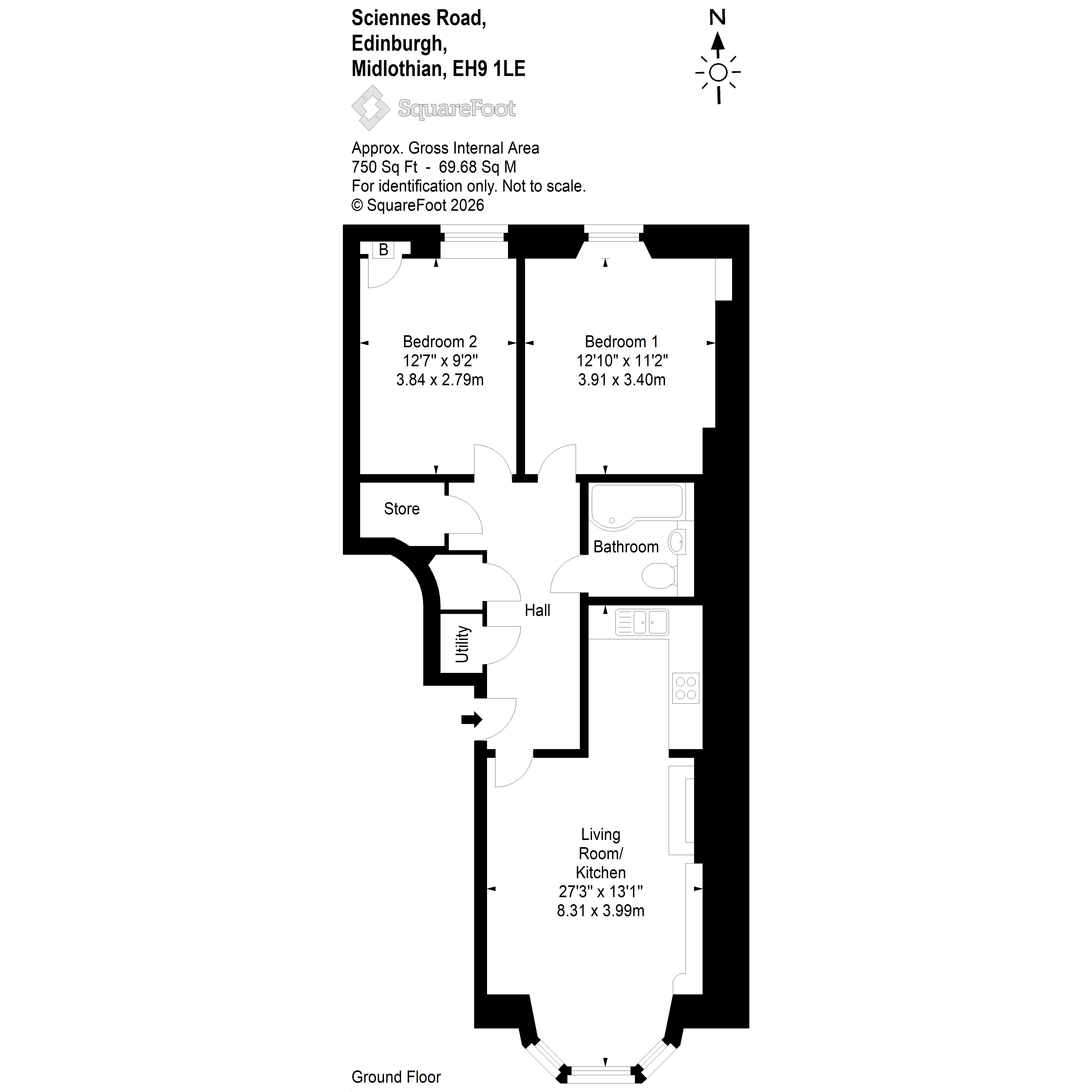 1 GFR, Sciennes Road, Marchmont, Edinburgh floorplan