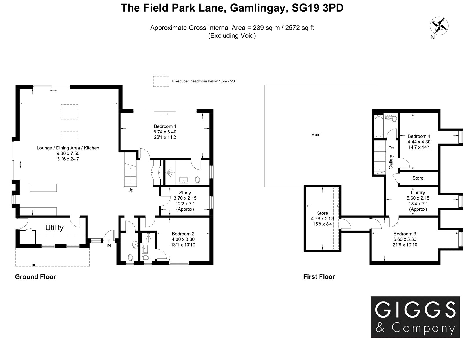 4 Bedrooms Detached house for sale in The Fields, Park Lane, Gamlingay, Sandy SG19