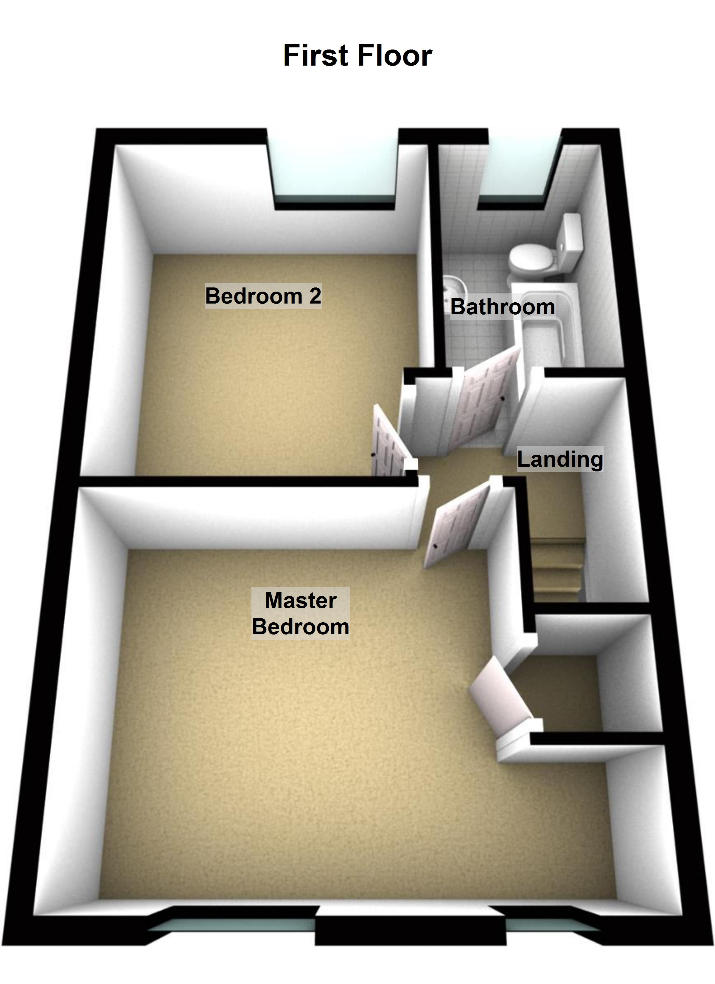Trusley Close, Branston, BurtonOnTrent DE14, 2 bedroom semidetached