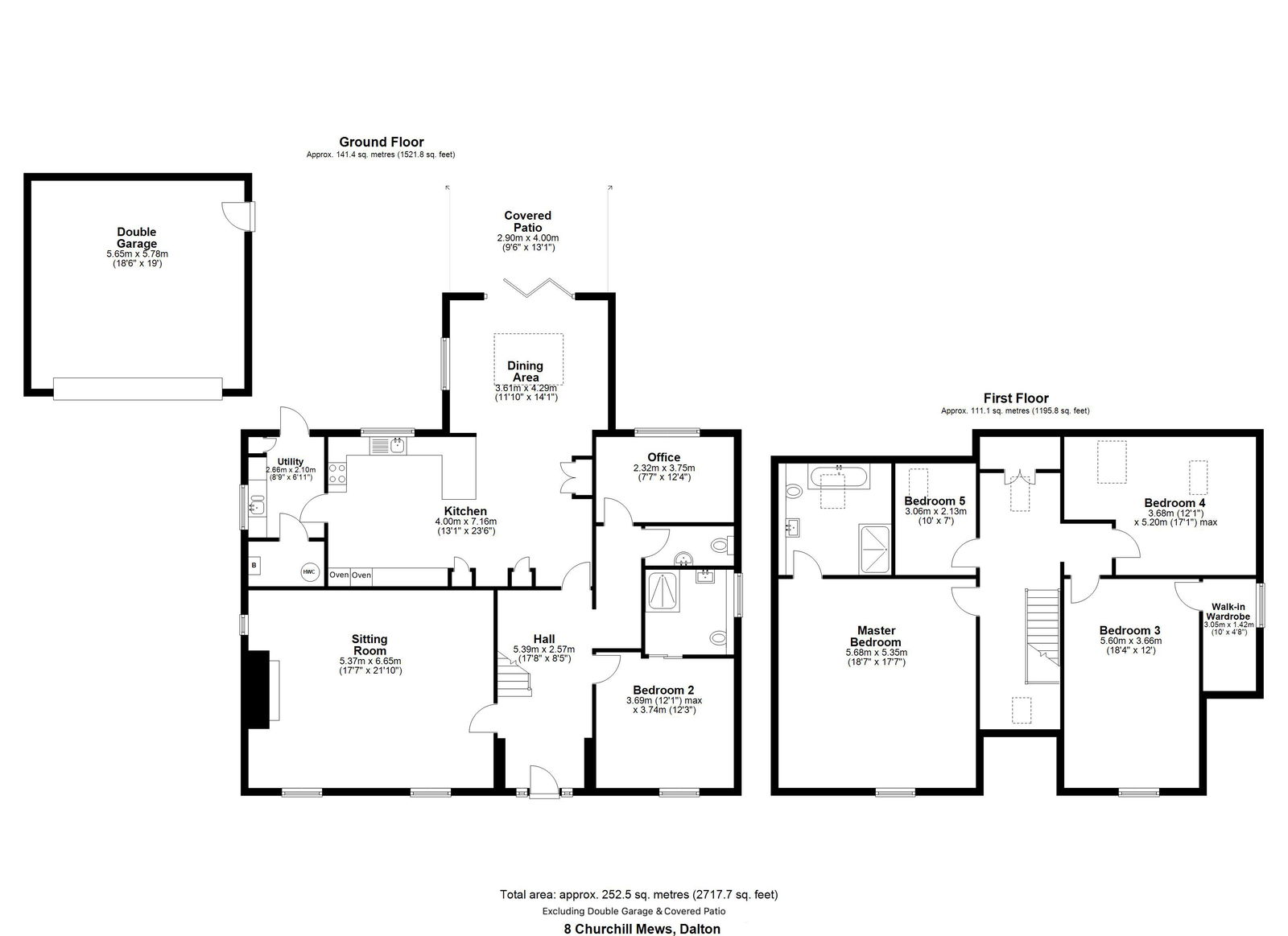 8, Churchill Mews, Thirsk floorplan