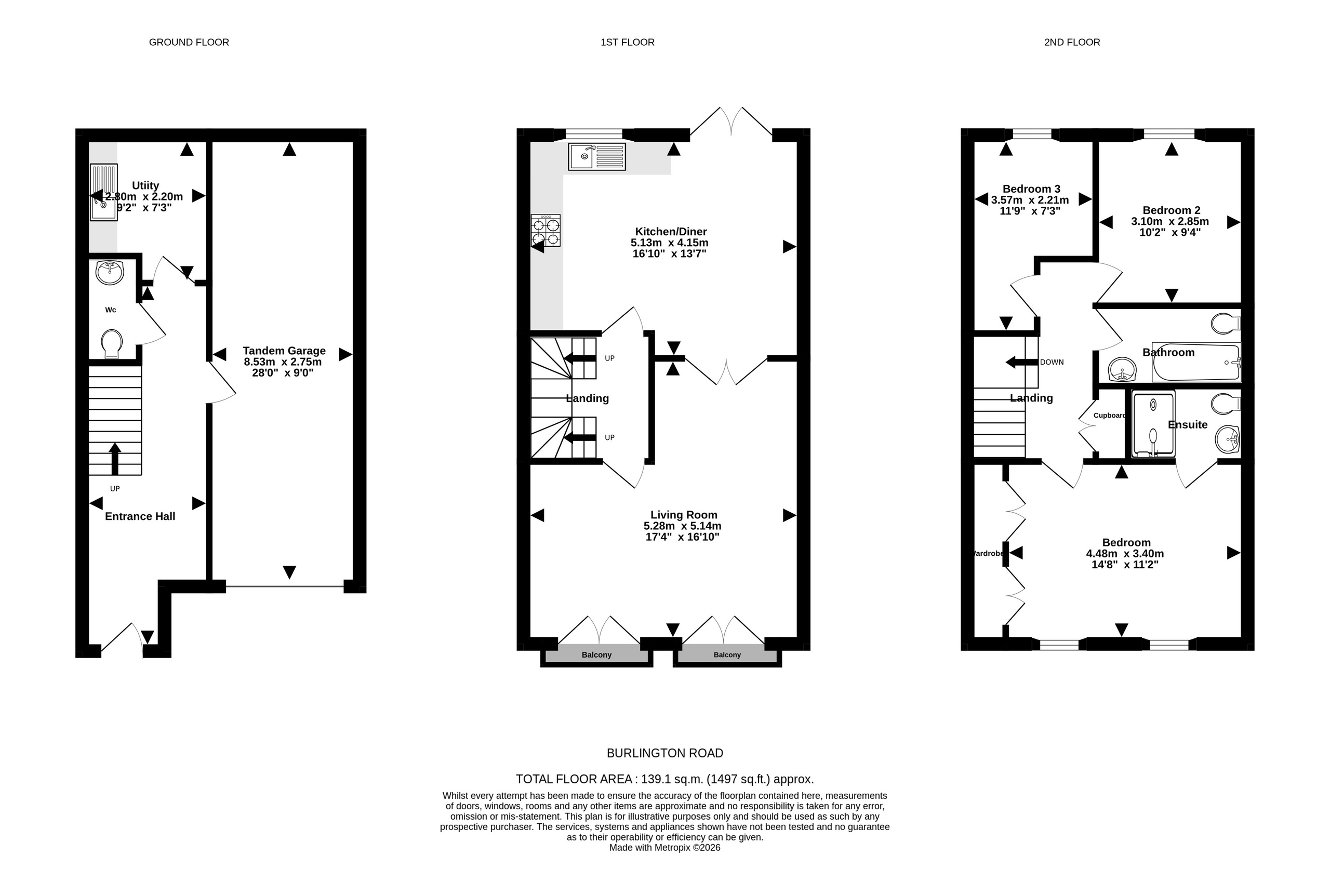 43 Burlington Road, Portishead floorplan