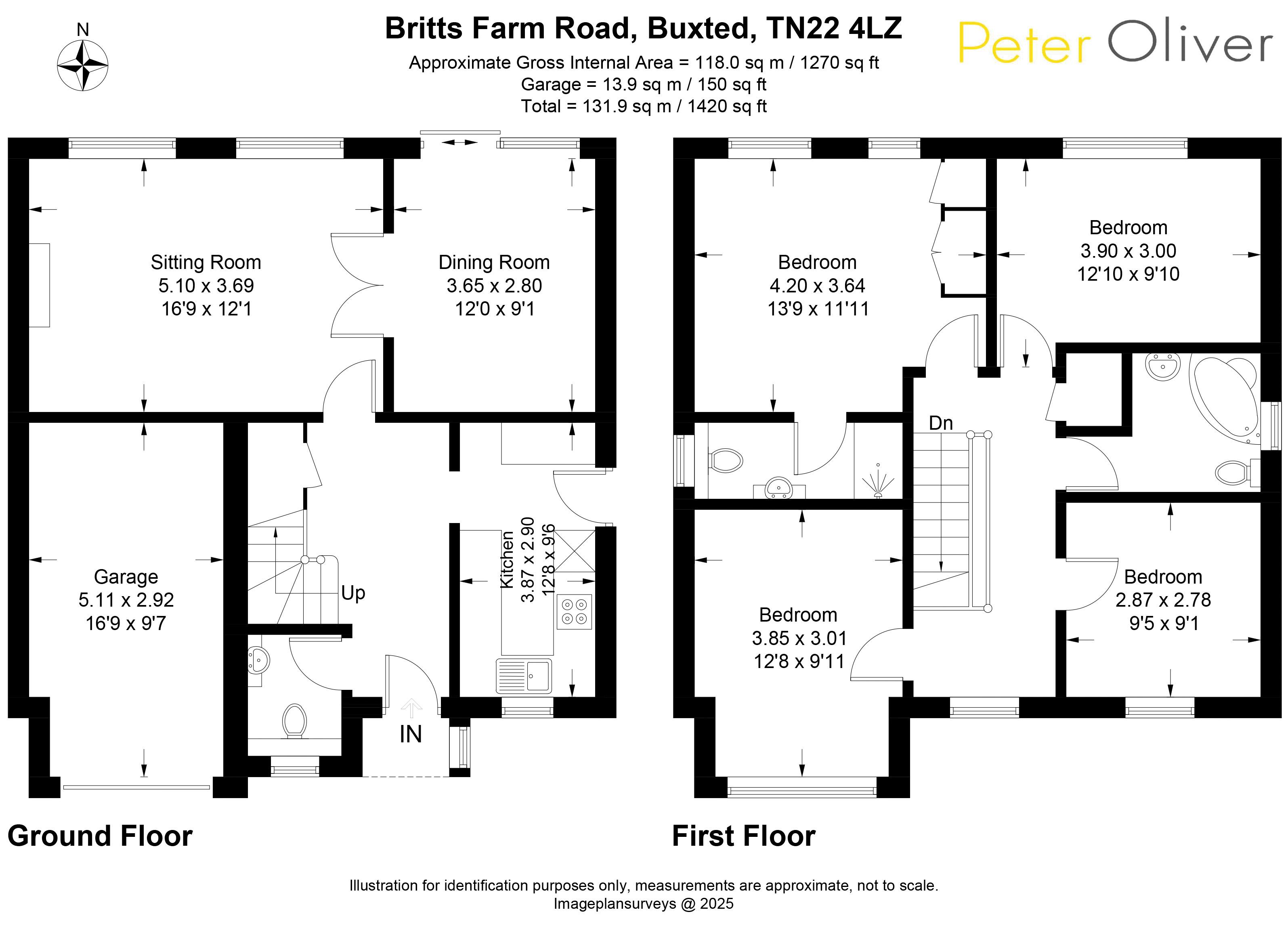 33, Britts Farm Road, Uckfield floorplan