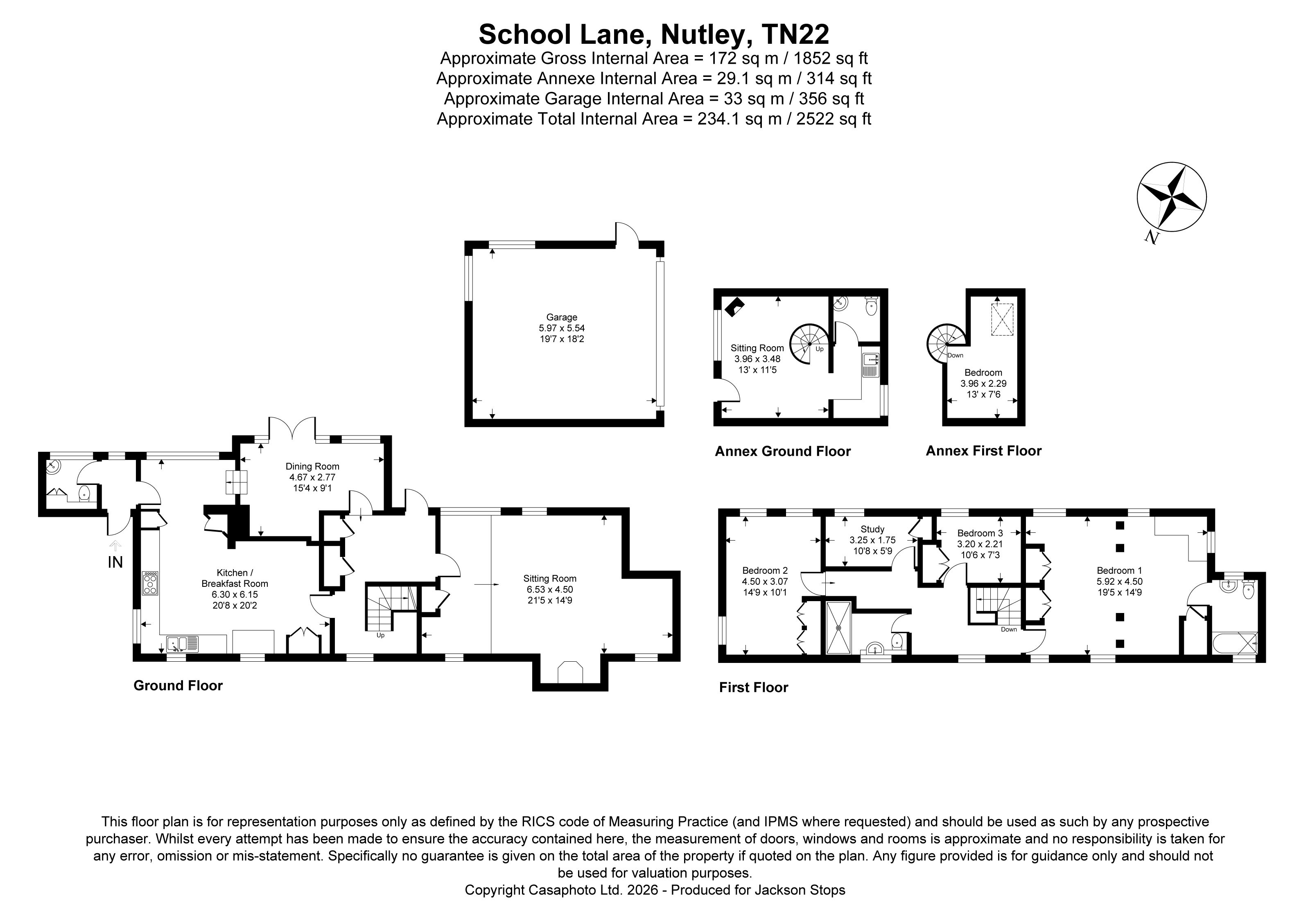 Court House Cottage,, School Lane, Uckfield floorplan