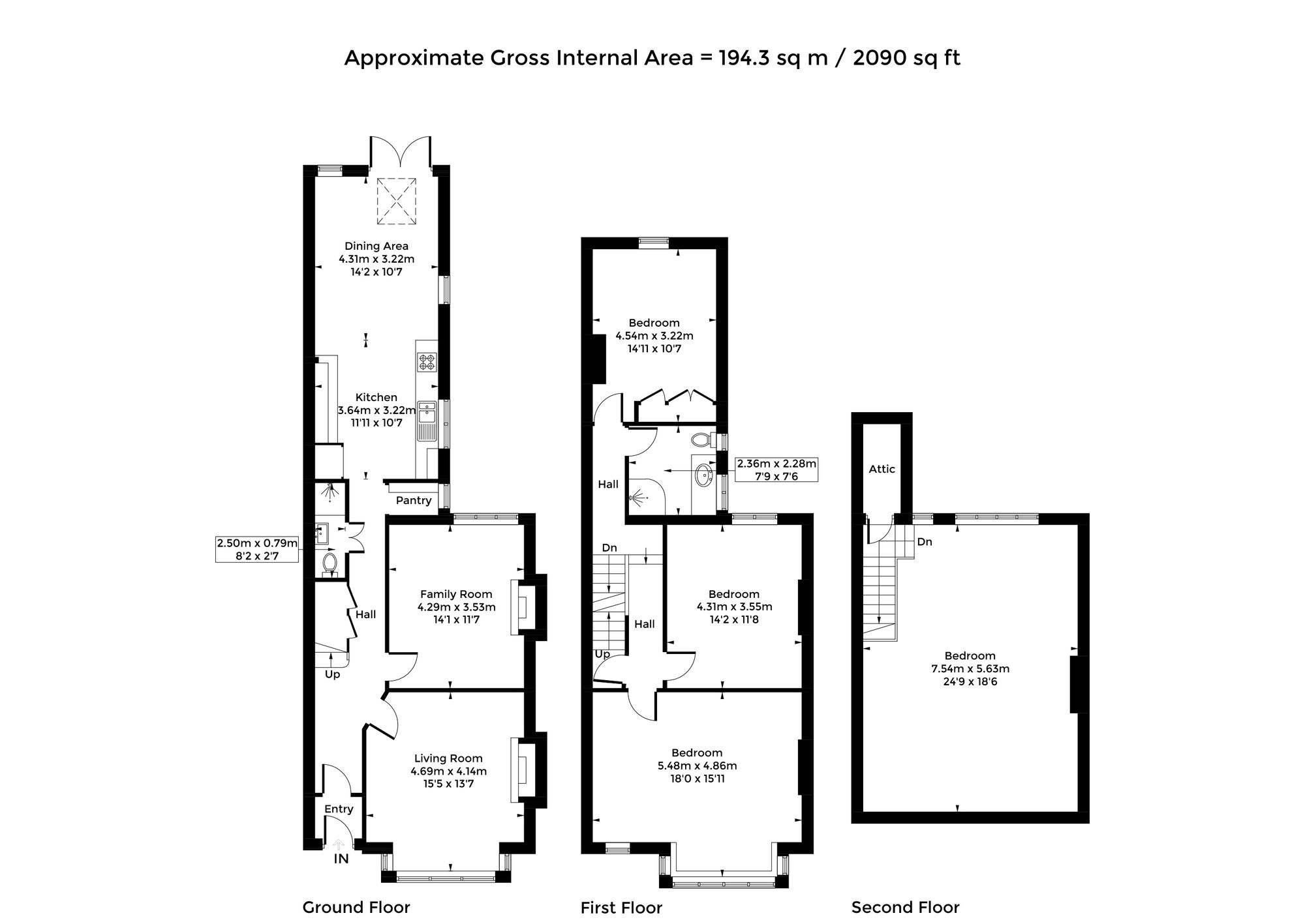 32 Lonsdale Road, Oxford floorplan