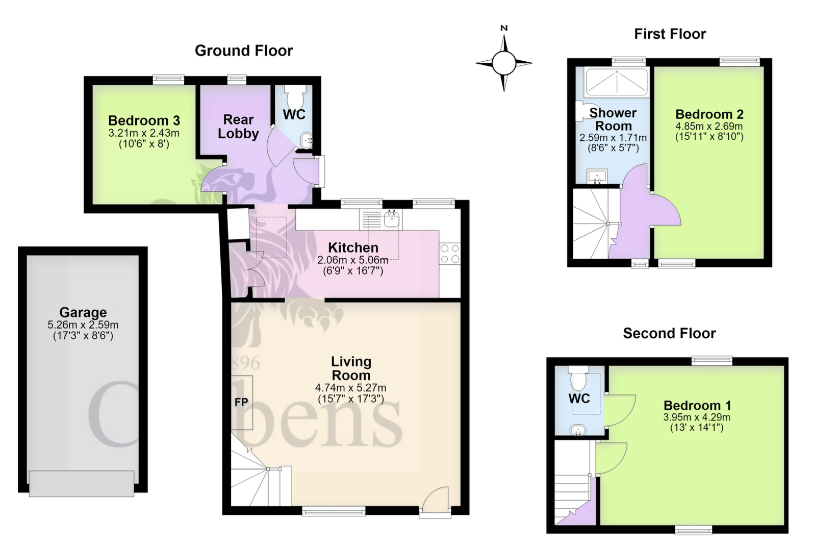 St George's, 44 West Street, Wareham floorplan