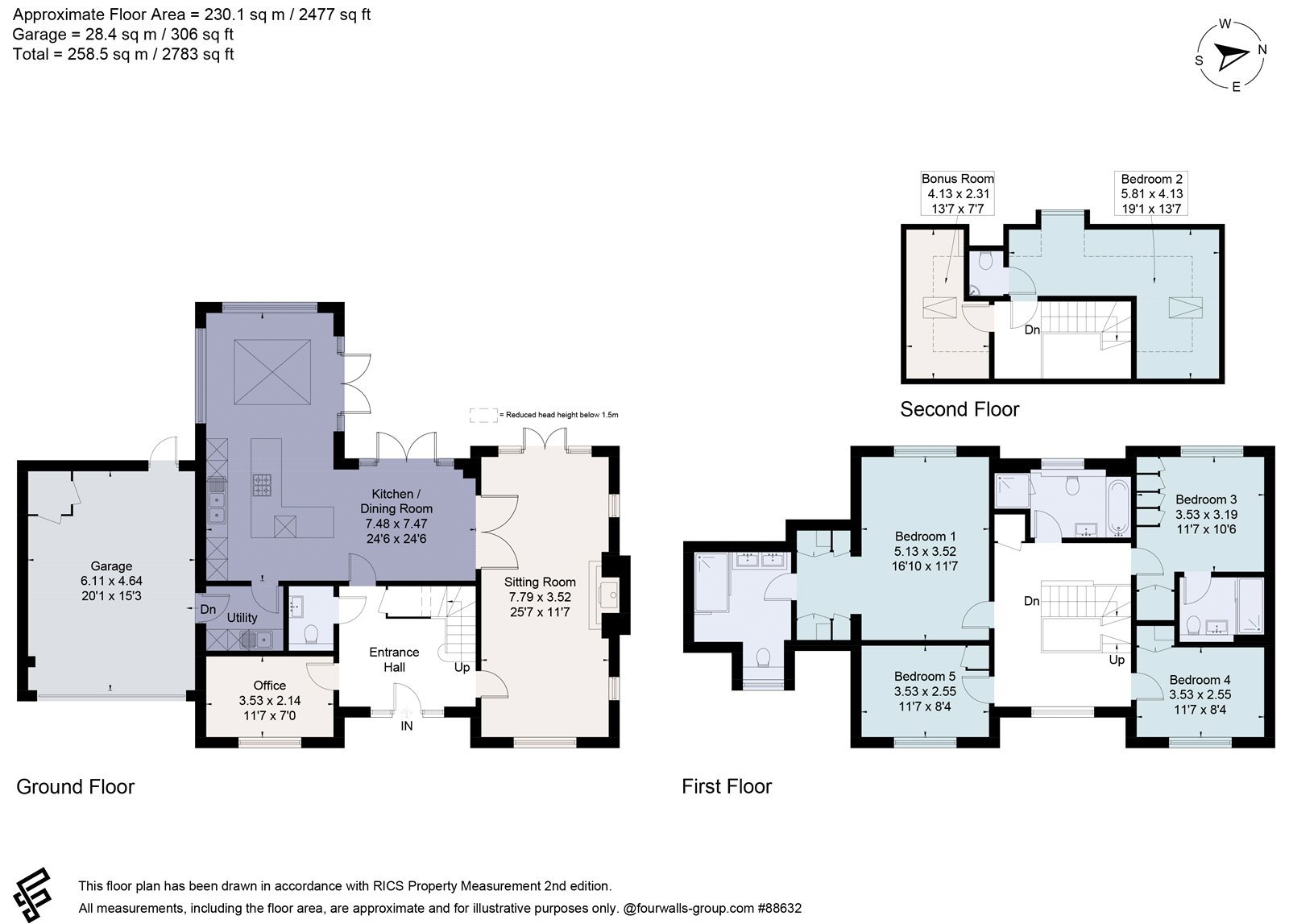 Plot 3 Hudson Gardens, 3, Hudson Gardens, Surrey floorplan