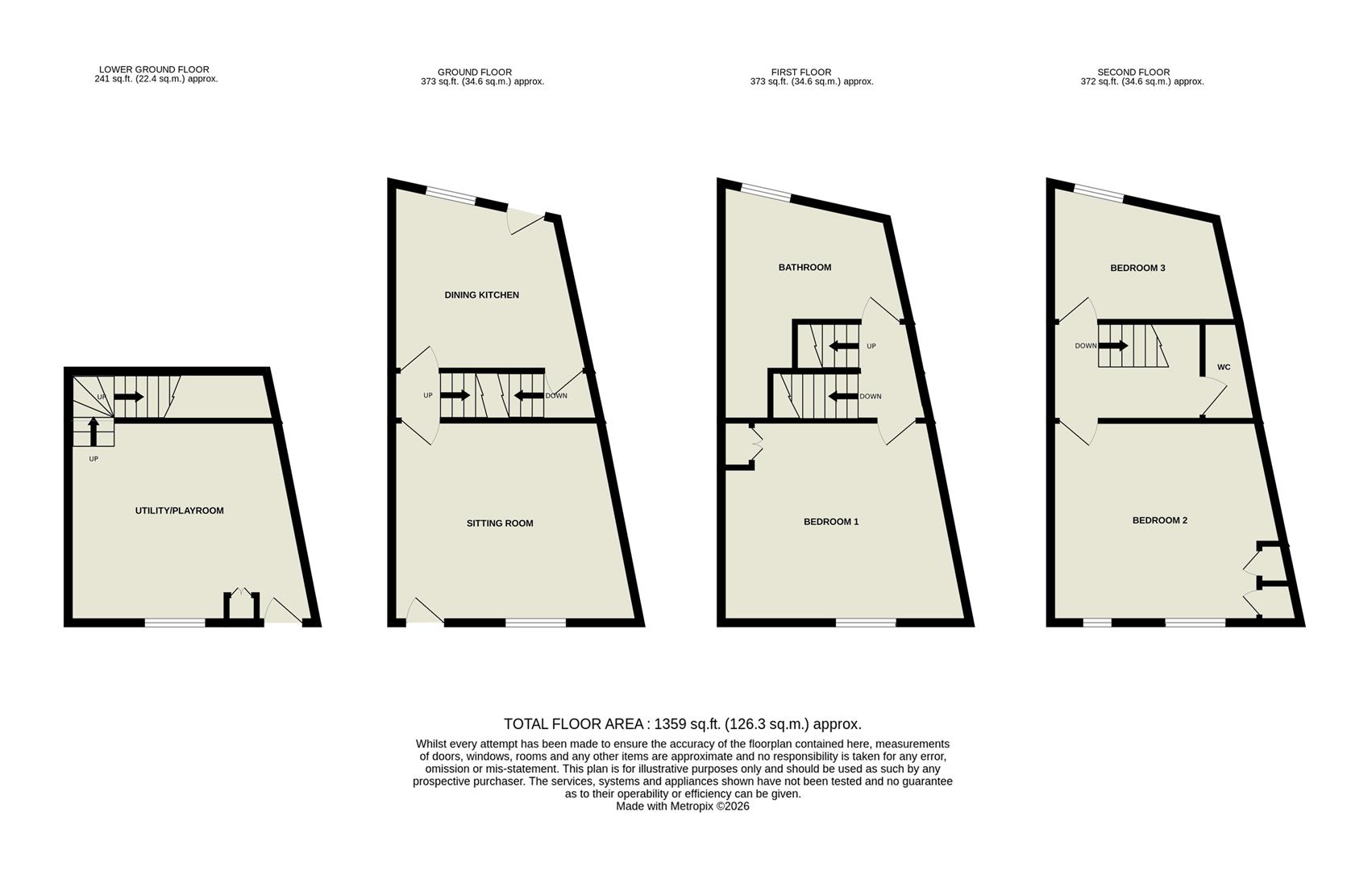 30, Main Street, Ilkley floorplan