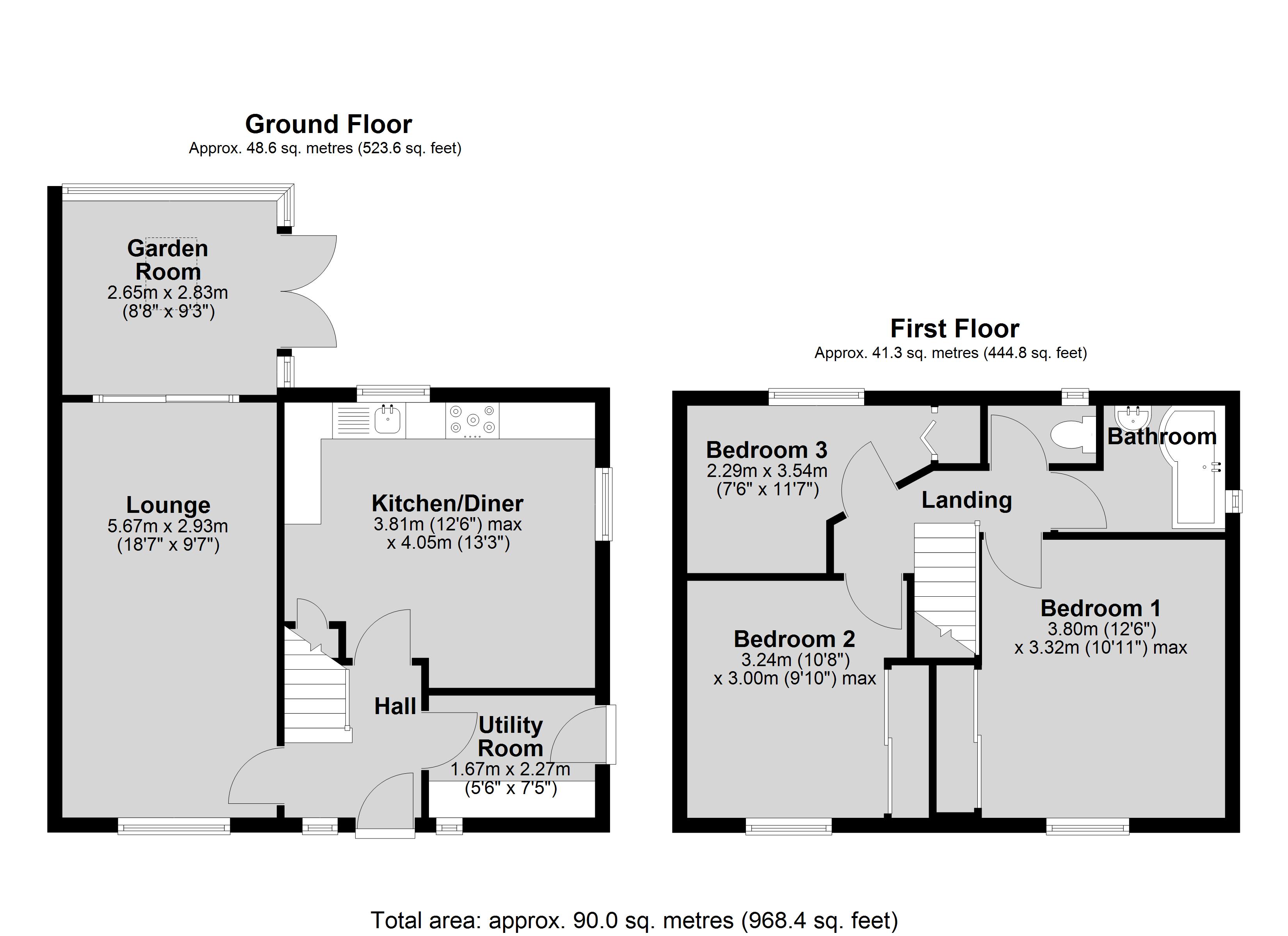 22, Shropshire Road, Lincoln floorplan