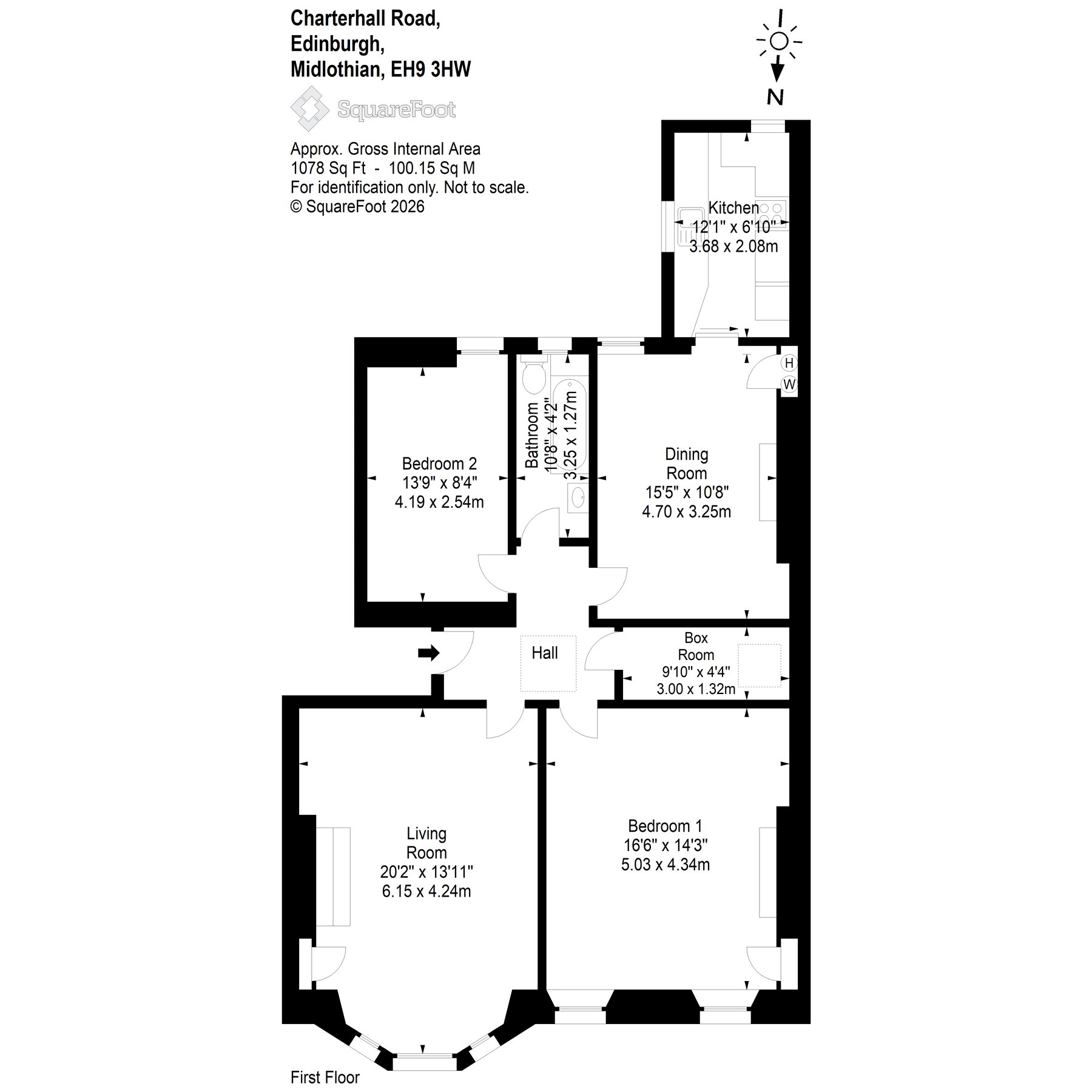 Charterhall Road, Blackford Edinburgh floorplan