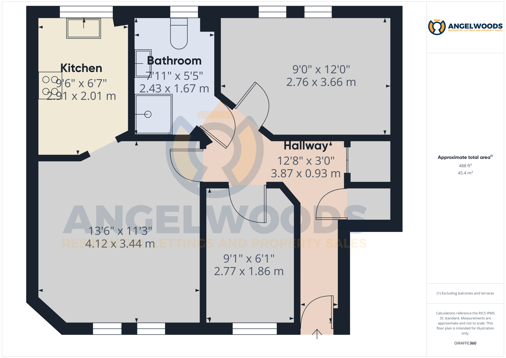 Flat 11 Aneurin Bevan Court, Pontypool floorplan