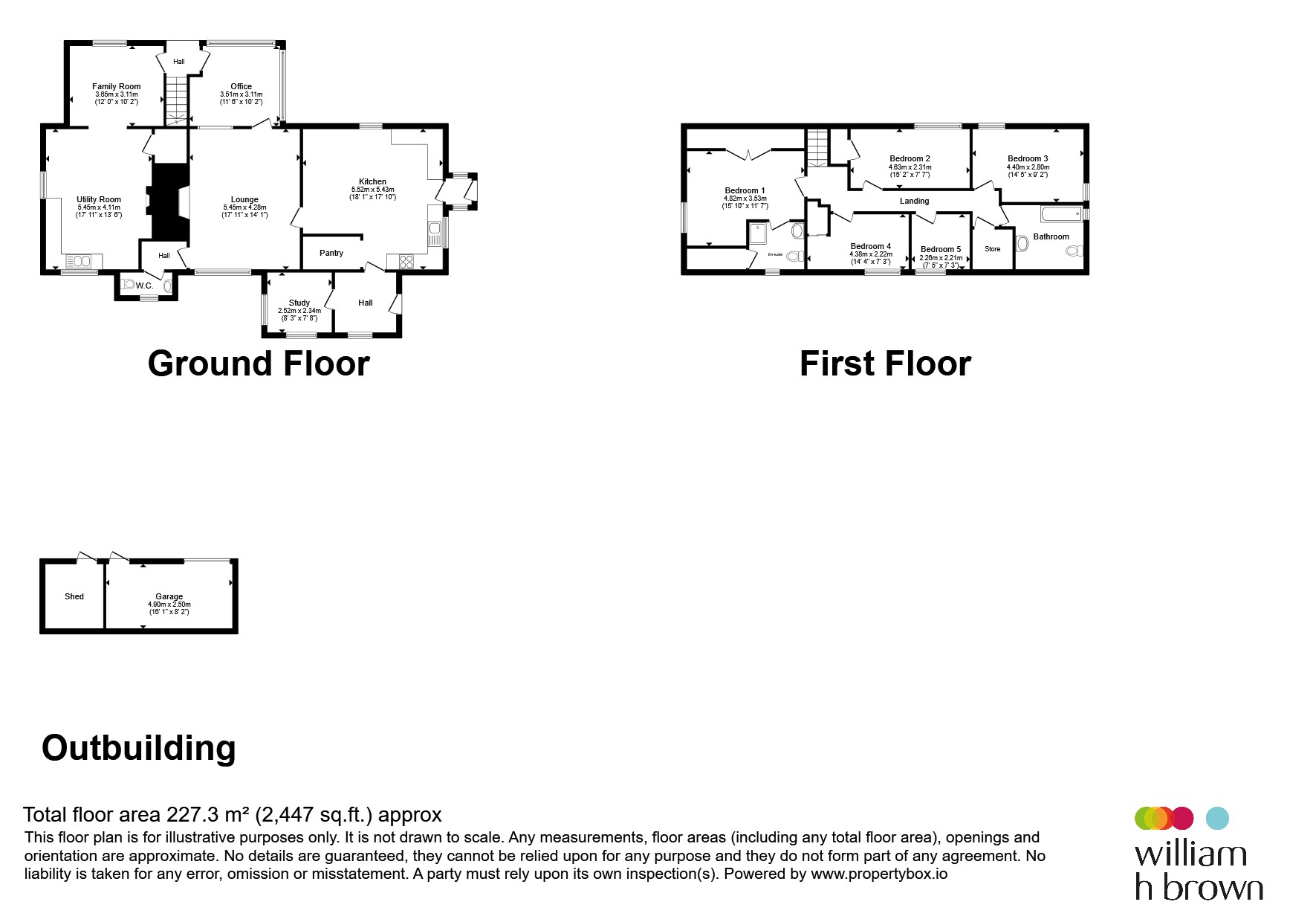Crossways Farm, Cook Road, Holme Hale floorplan