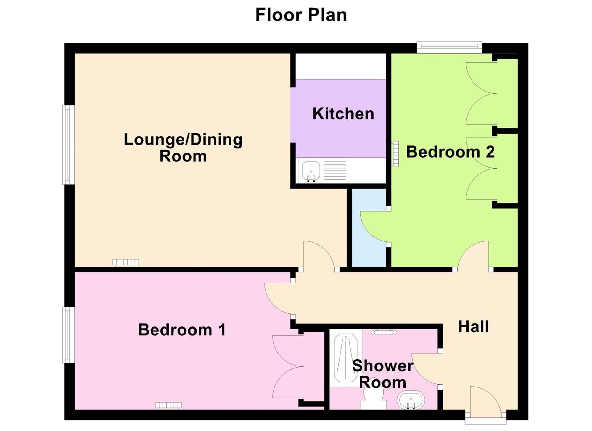 13 Parklands Court, Swansea floorplan